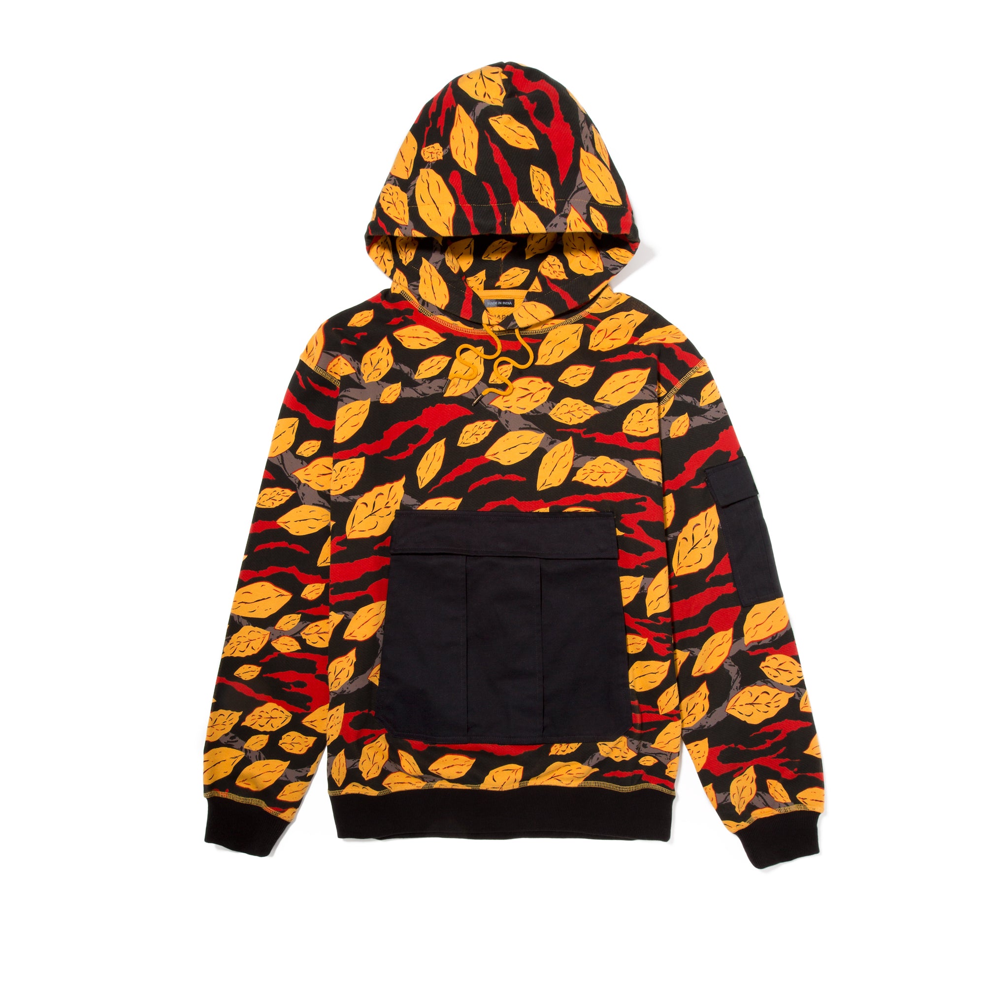 Maharishi Mens Camo Cargo Hoodie