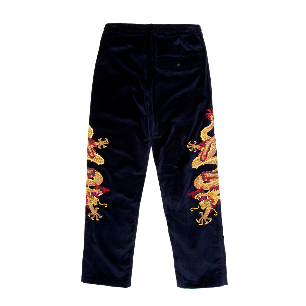 Maharishi Mens Velvet Golden Sun Dragon Track Pants