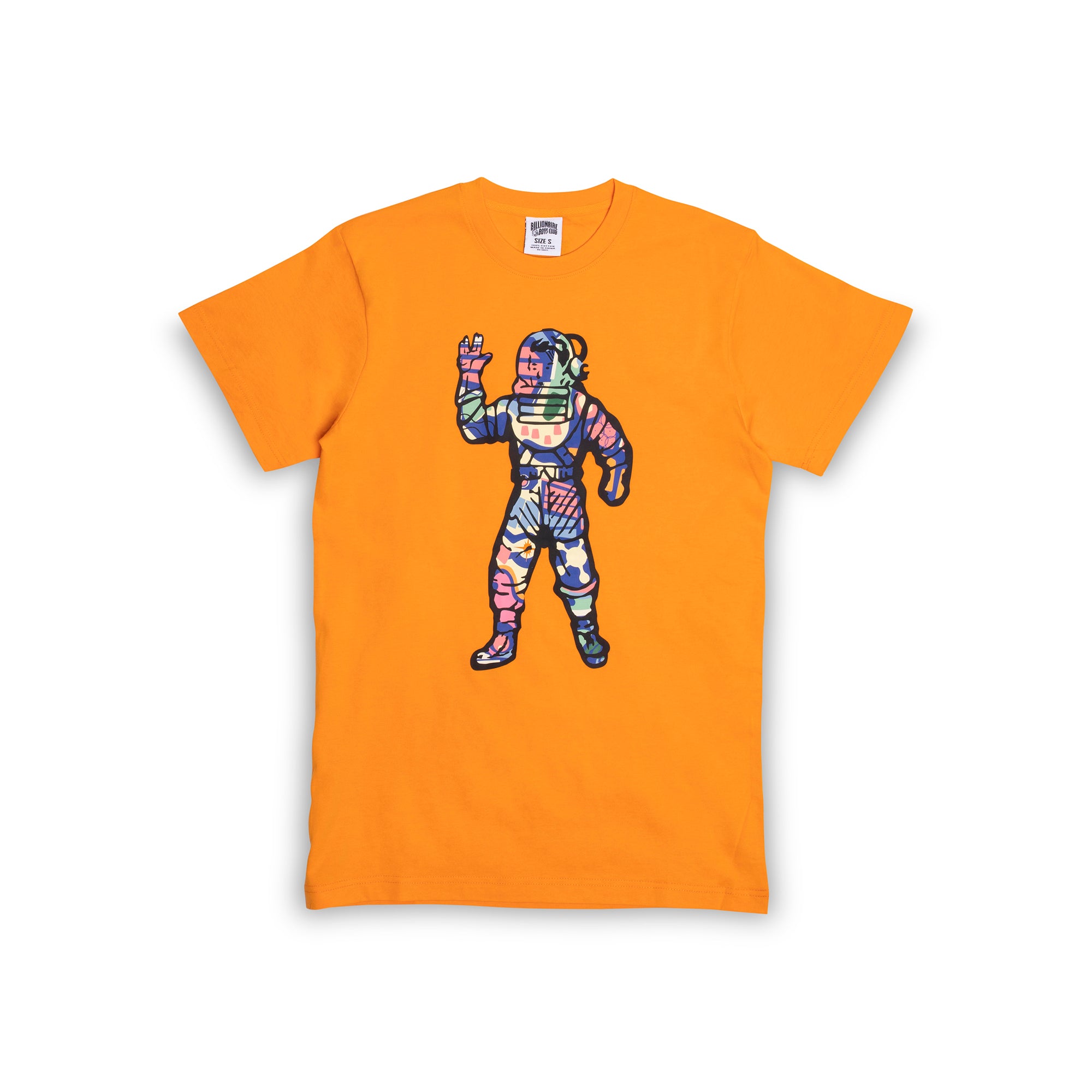 Billionaire Boys Club Mens Astronaut Plans SS Tee 'Flame Orange'
