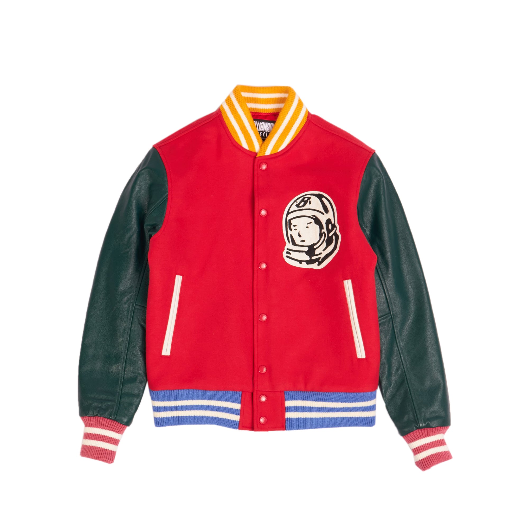 Billionaire Boys Club Mens BB Letterman Jacket 'Lollipop Red'