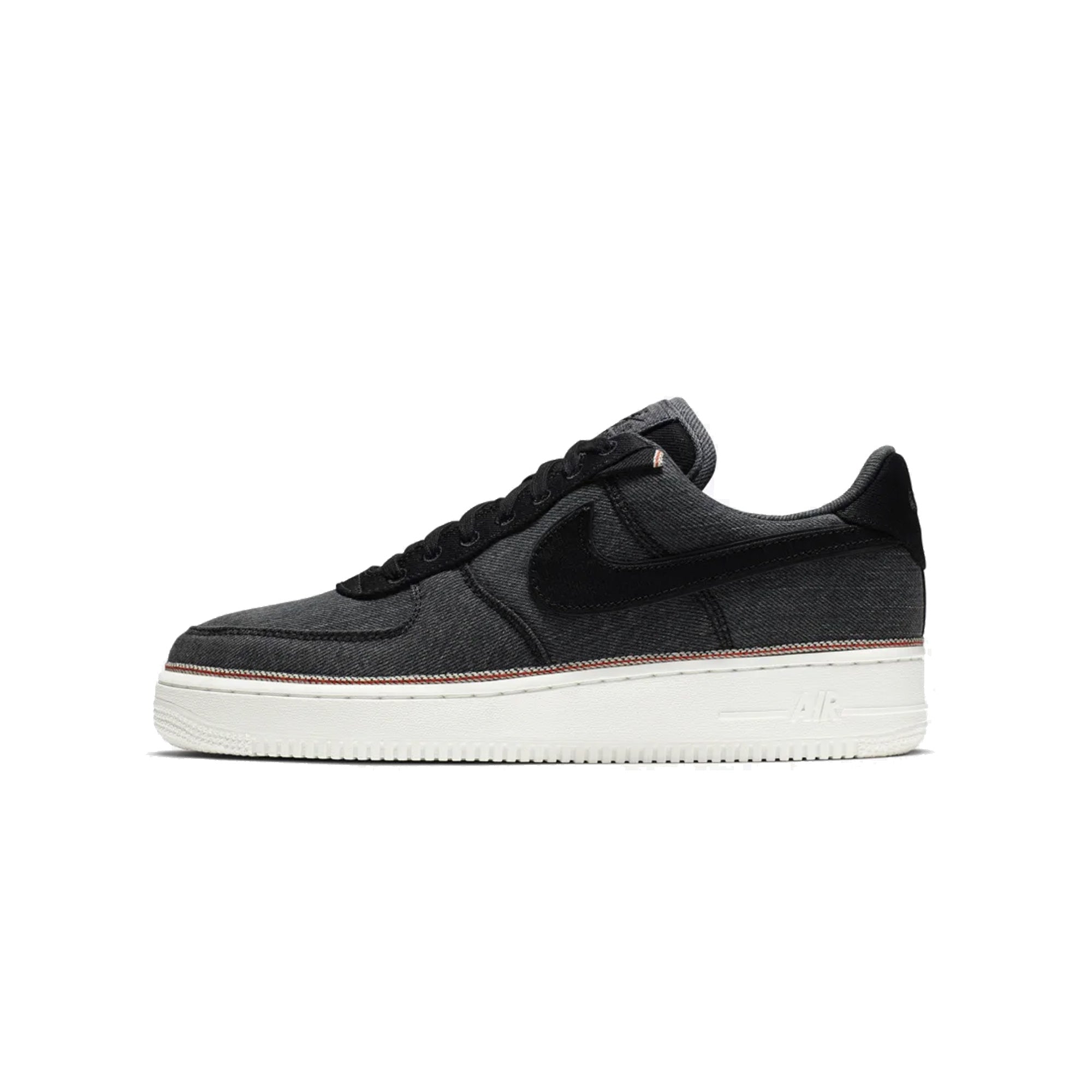 Nike Air Force 1 07 Premium 3x1 Black Denim [905345-006]
