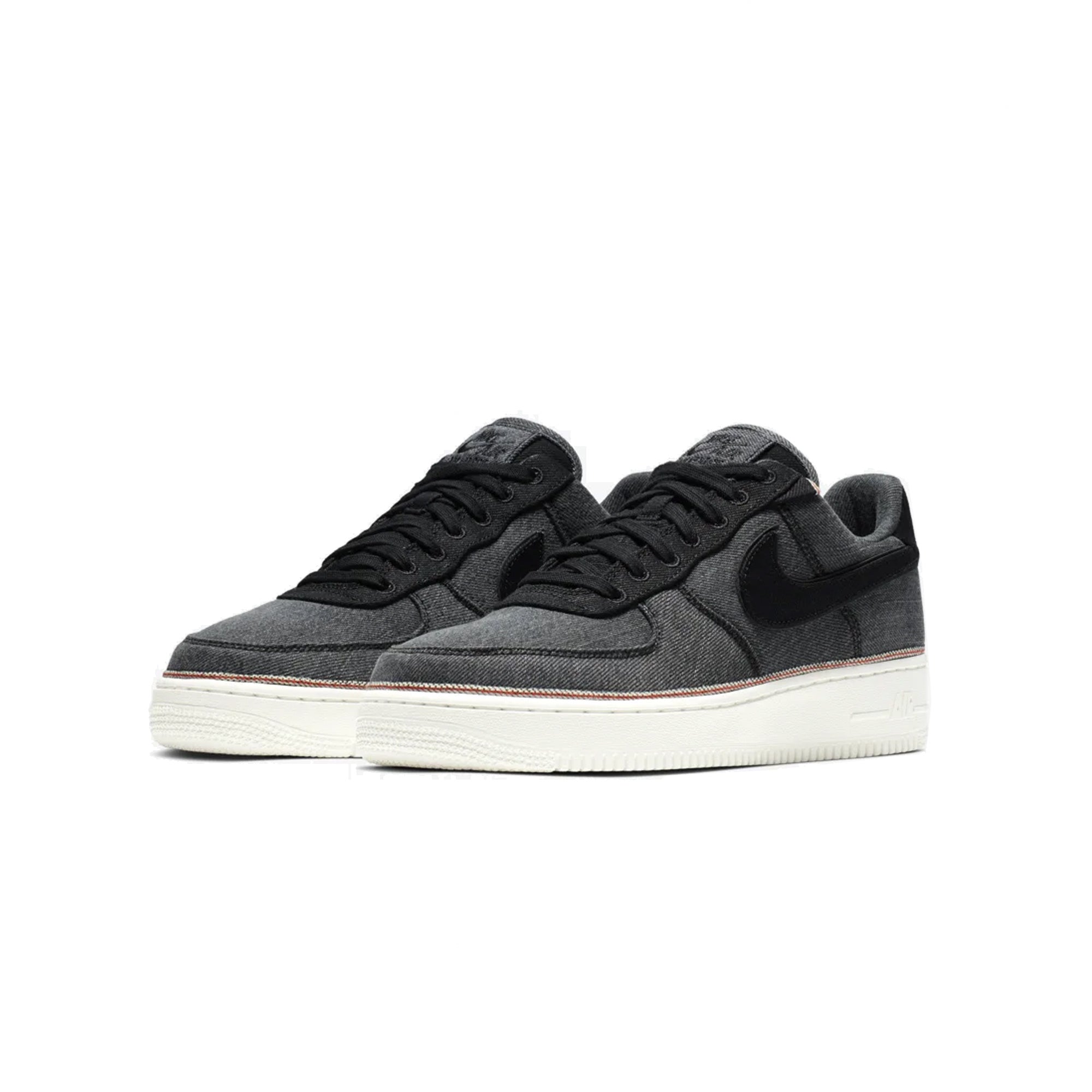 Nike Air Force 1 07 Premium 3x1 Black Denim [905345-006]