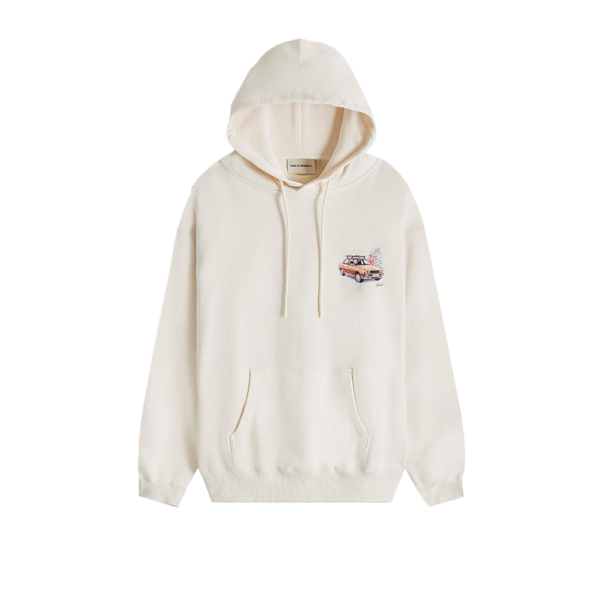 Drole De Monsieur Mens Le Hoodie "Depart au Ski"