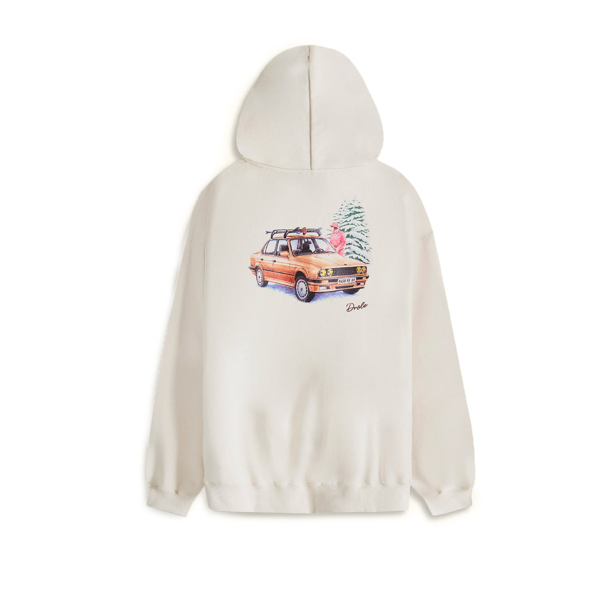 Drole De Monsieur Mens Le Hoodie "Depart au Ski"
