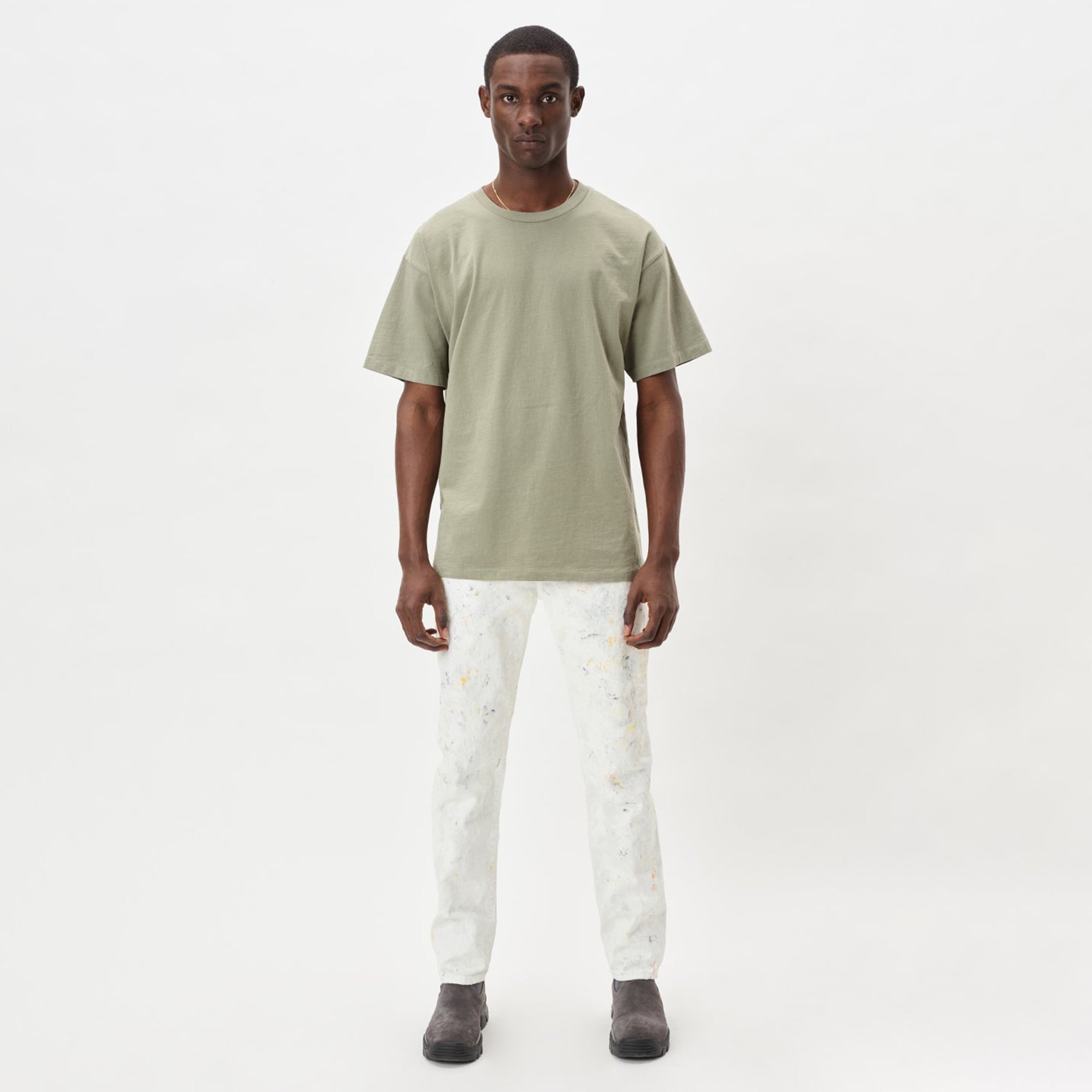 John Elliott Mens University Tee 'Sage'