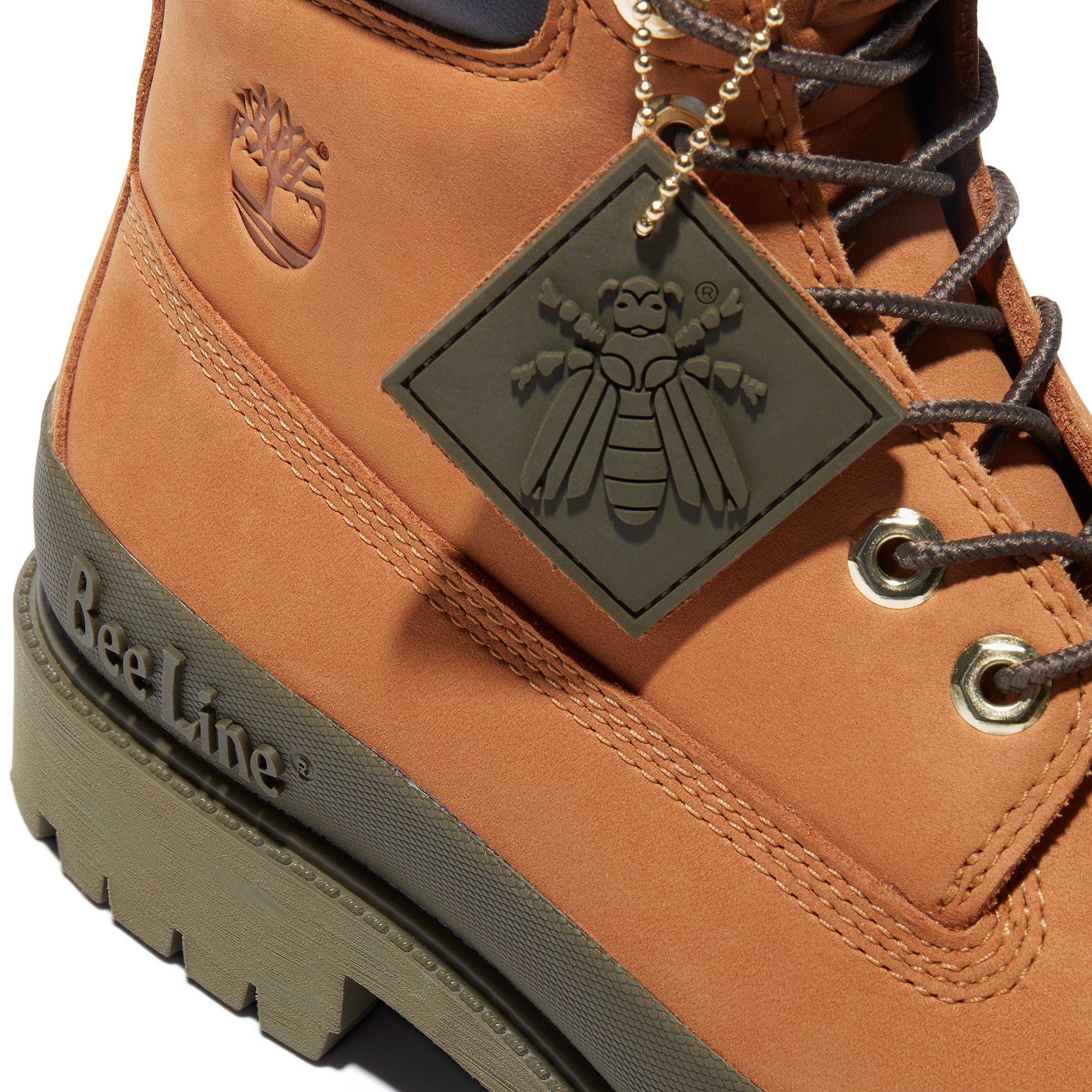 Timberland Men 6" Premium Rubbertoe WP Wheat Boots