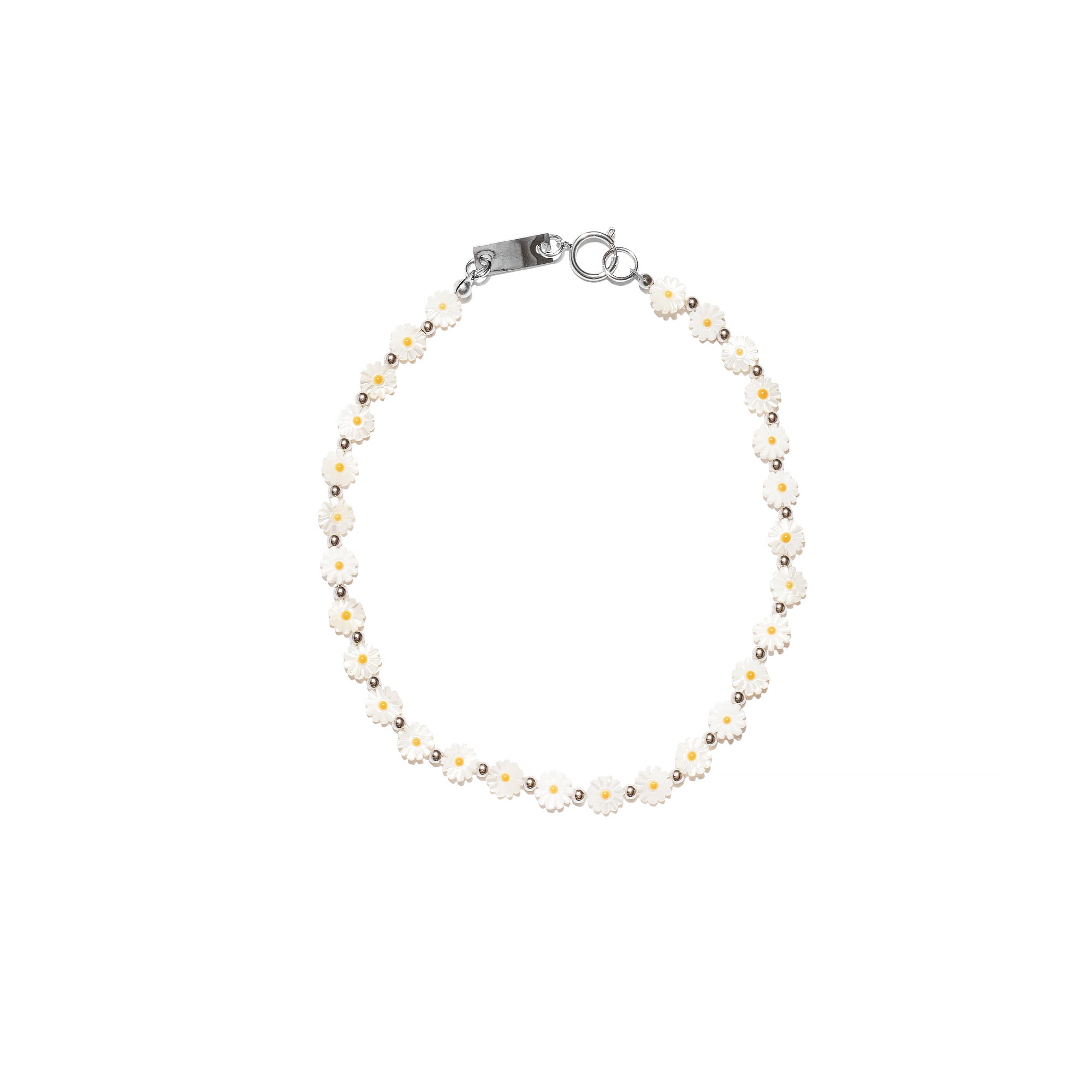 In Gold We Trust Paris Flower Necklace (Palladium)