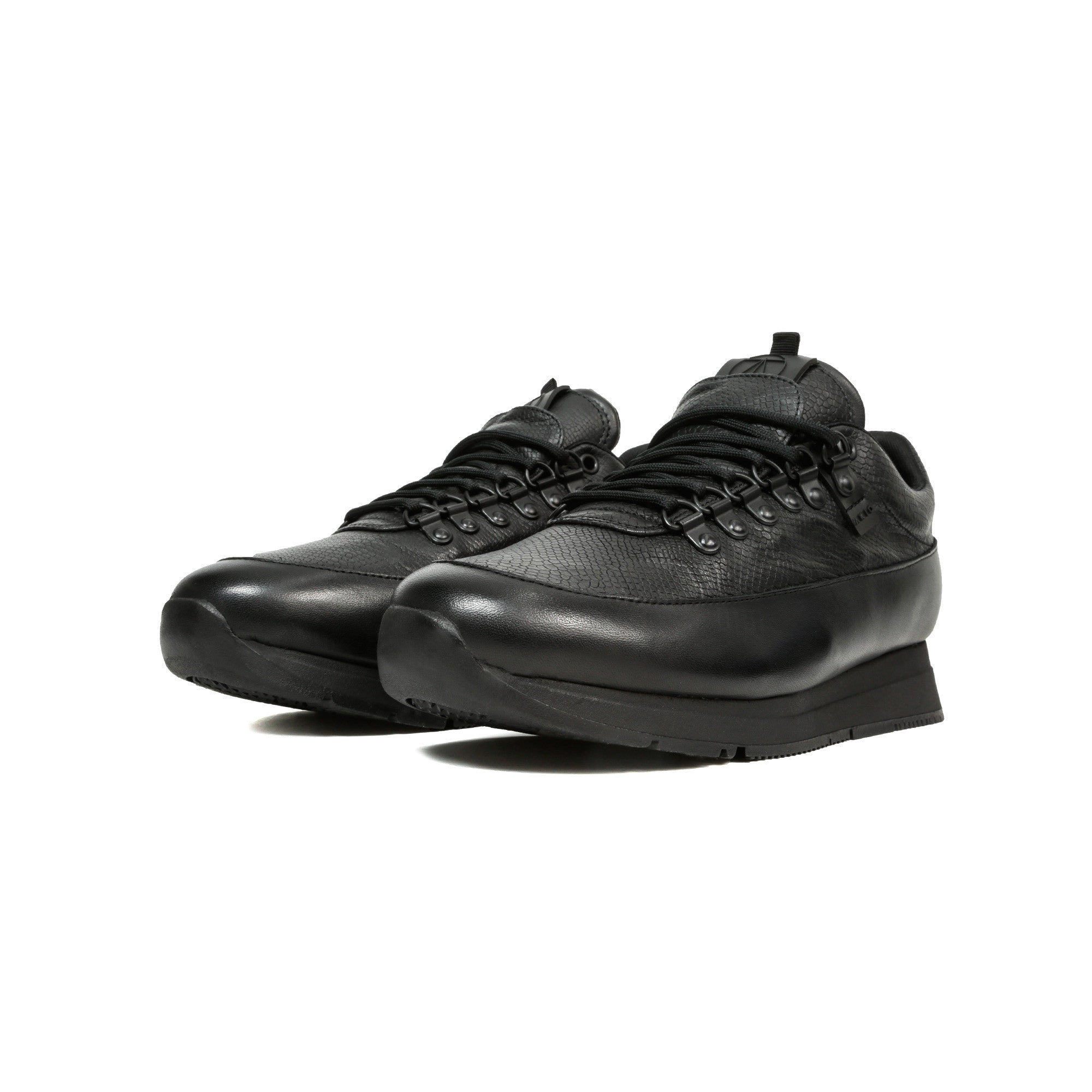 Akio, Men's, Pulser, Triple Black, AK-0008-BLK, Leather