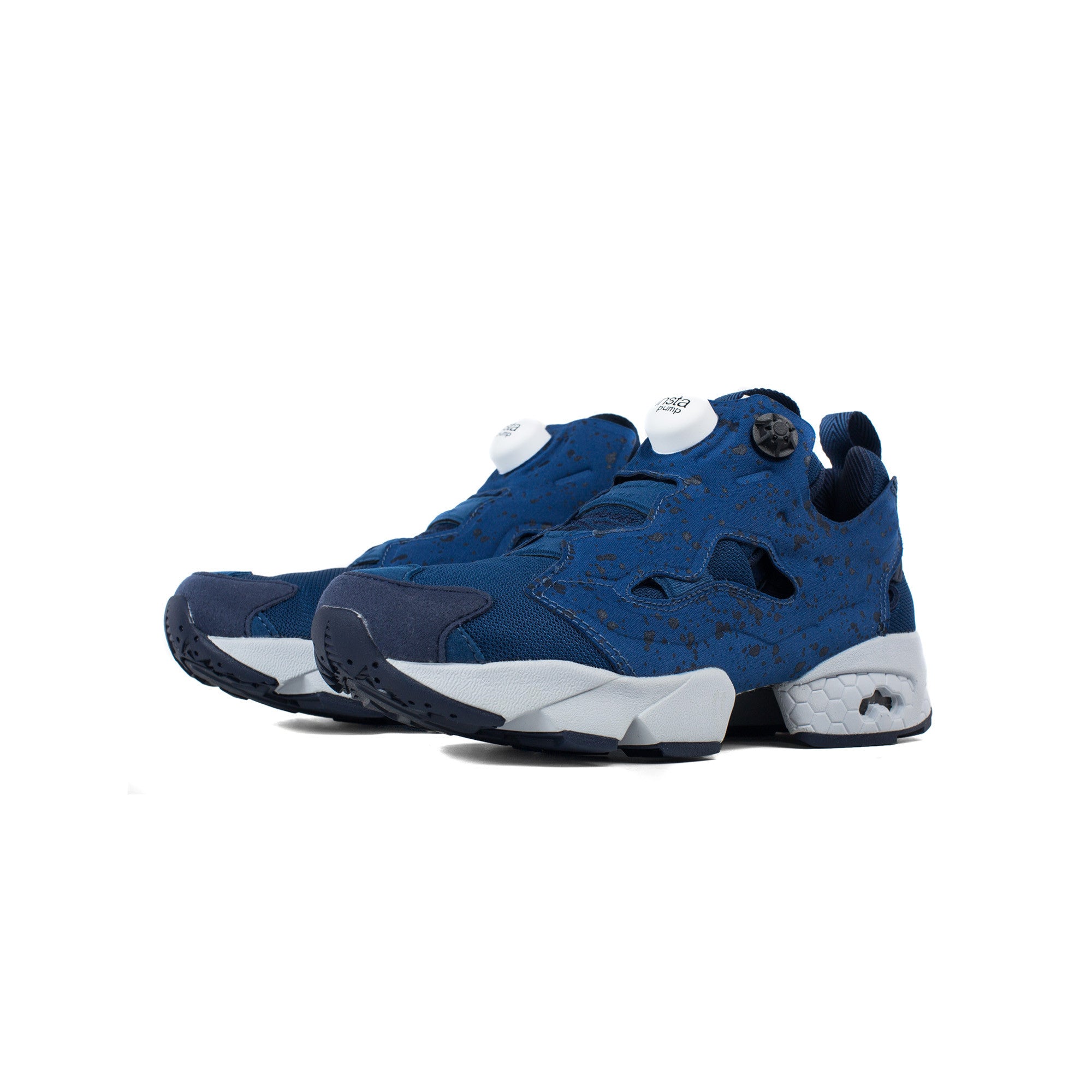 reebok, mens, instapump, instapump fury, aq9800, blue, speckled, speckled blue