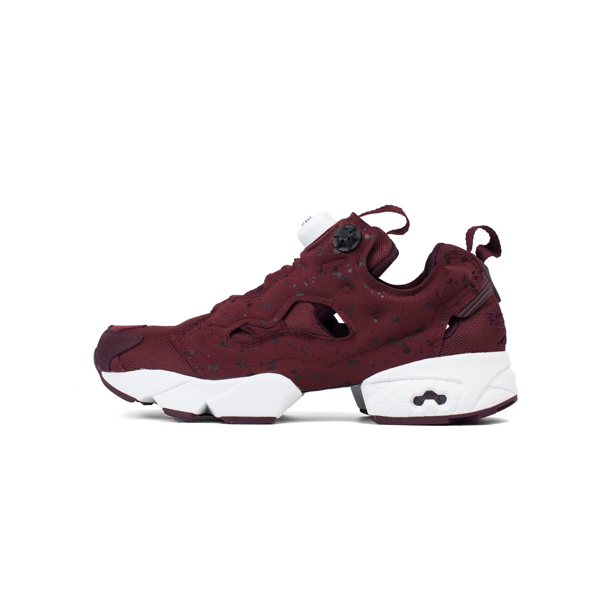 reebok, mens, instapump, fury, instapump fury, aq9802, speckled, maroon, merlot