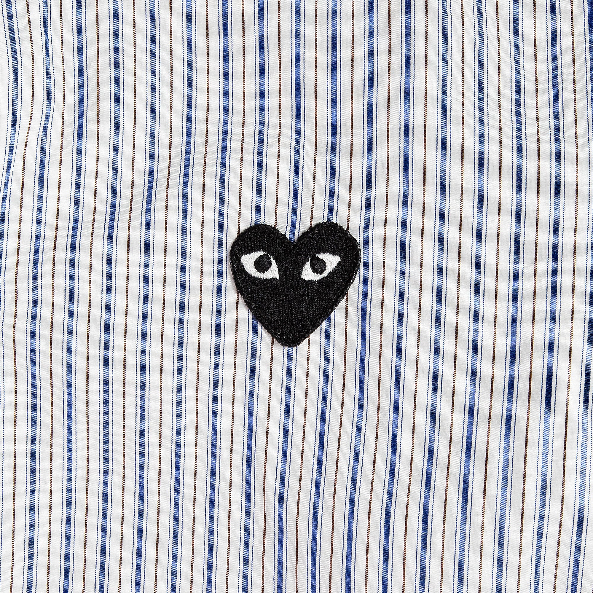 Comme des Garcons PLAY Mens Woven Striped Shirt [AZ-B006-051-1]