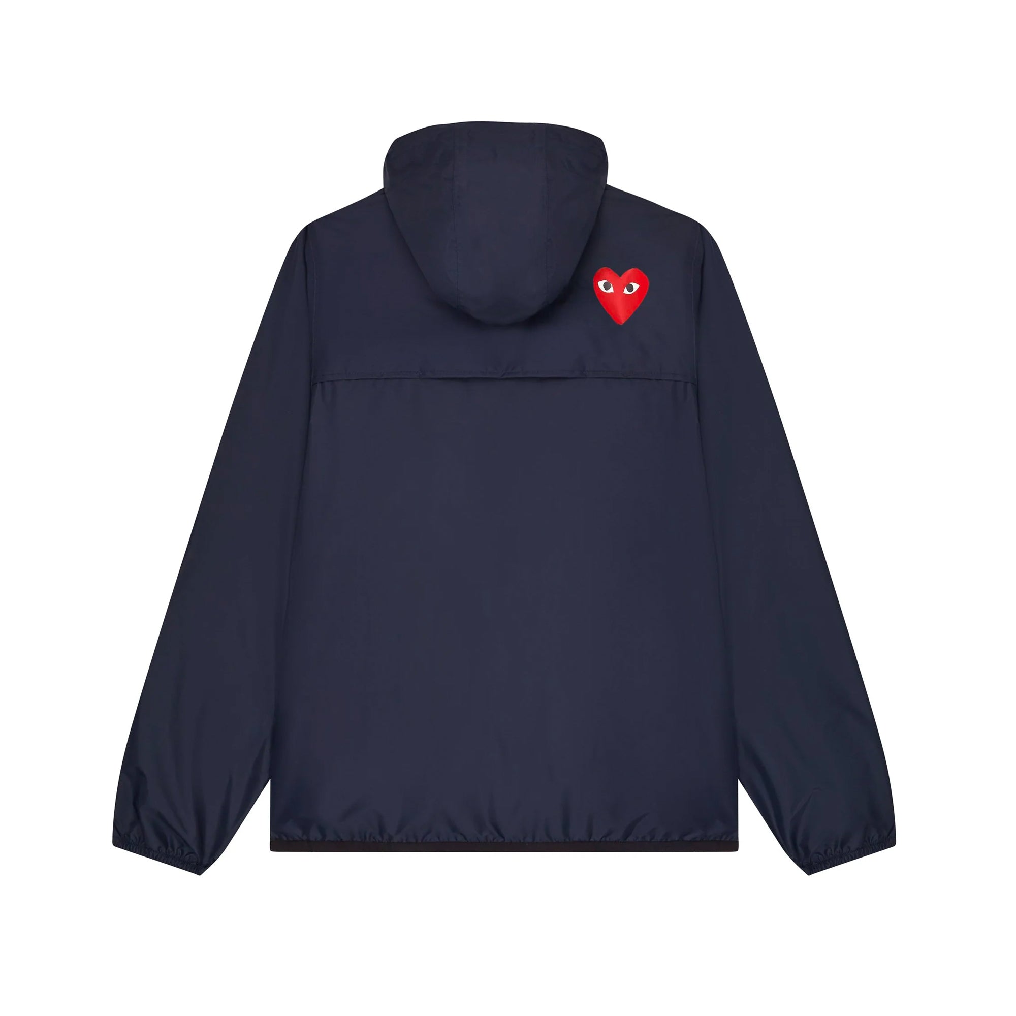 CDG Play K-Way Full Zip Hoodie 'Navy'