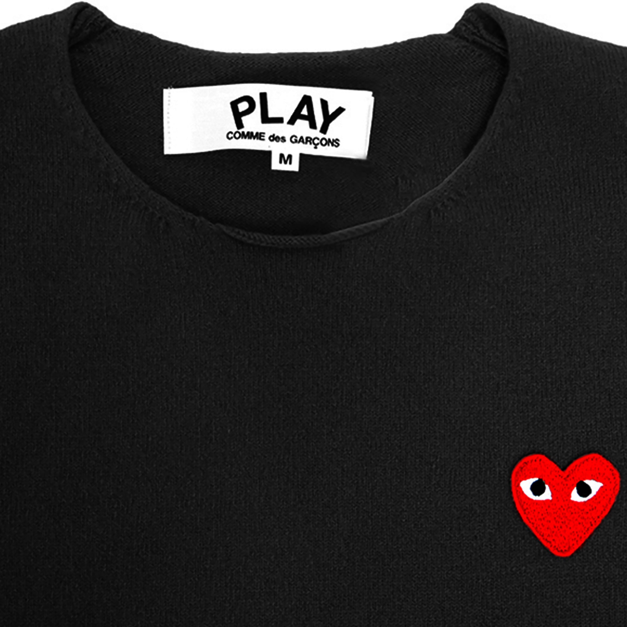 Comme des Garcons PLAY Mens Crewneck Sweater