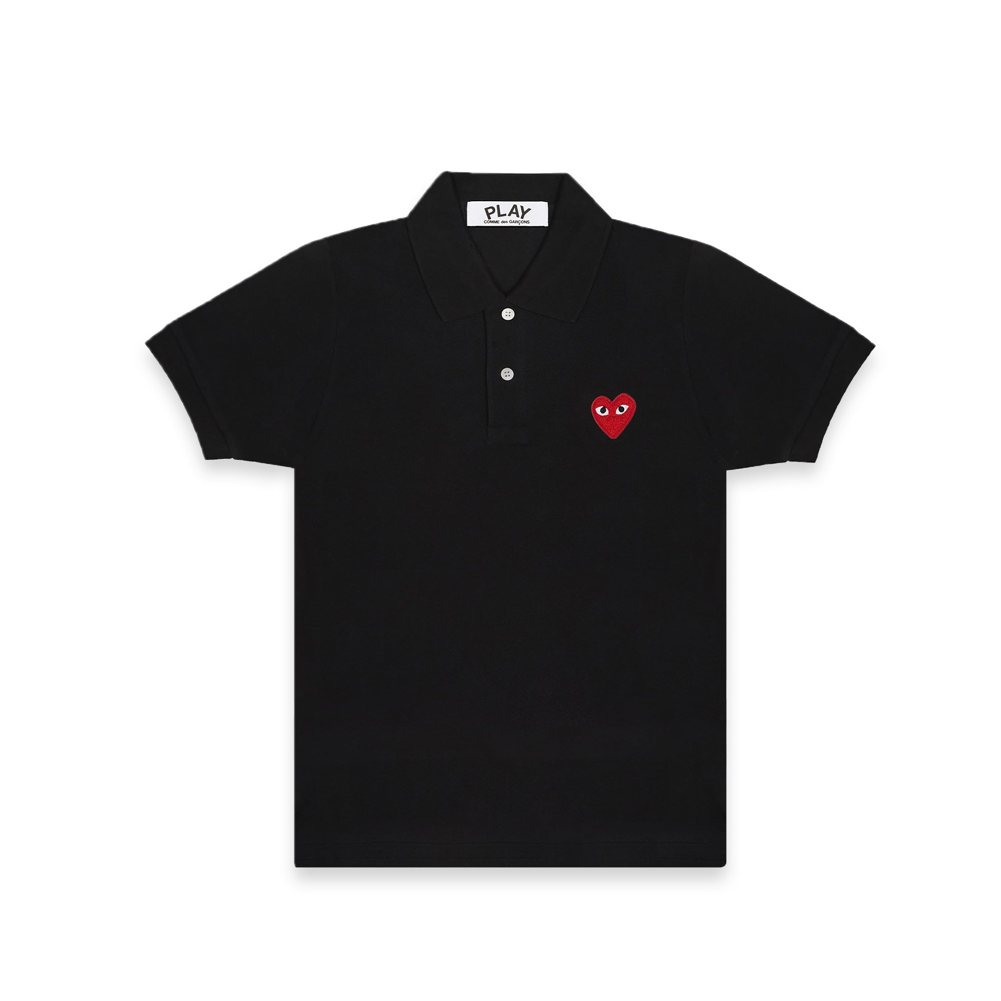 Comme des Garcons PLAY Mens Big Heart Polo [AZ-T006-051-1]