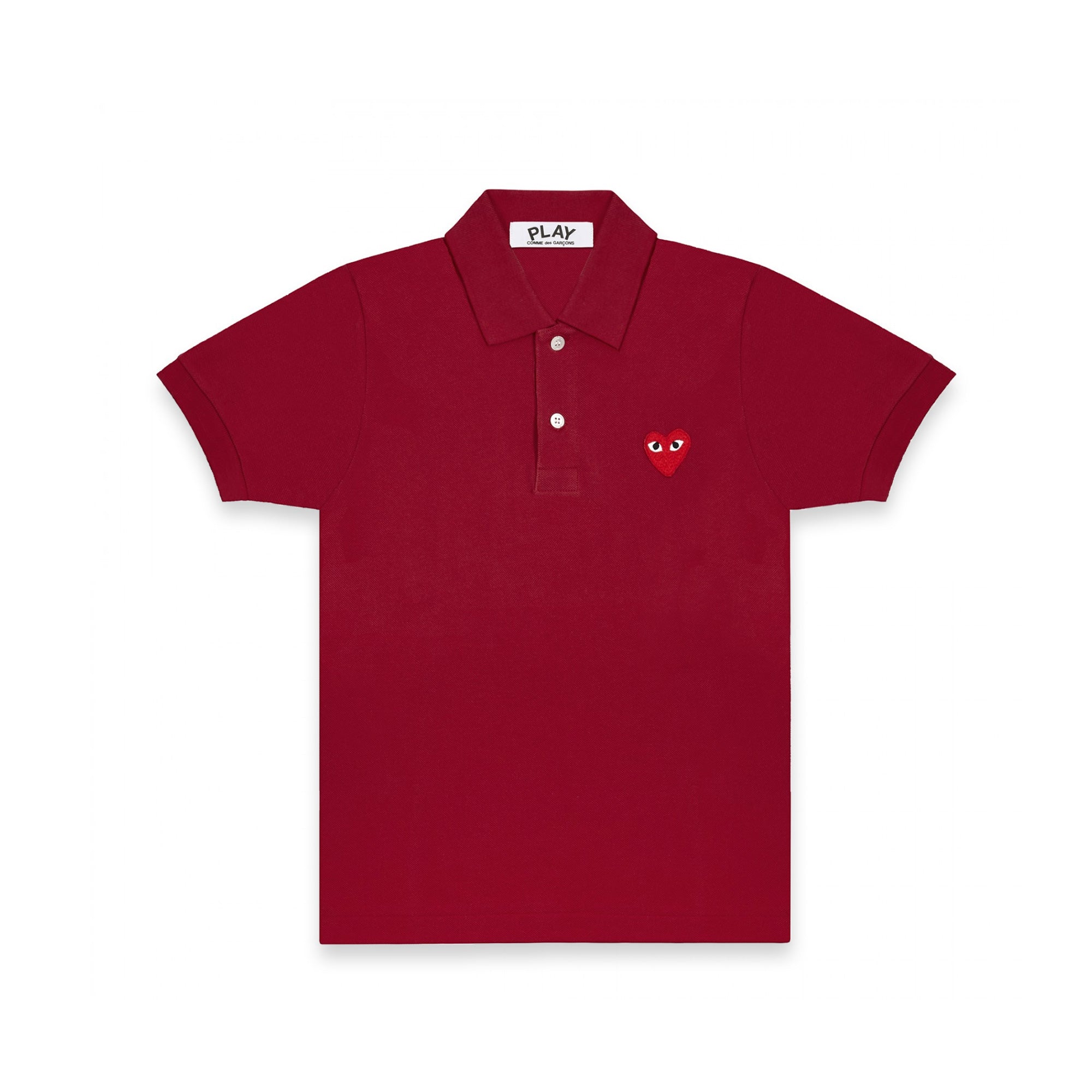 Comme des Garcons PLAY Mens Big Heart Polo [AZ-T006-051-3]