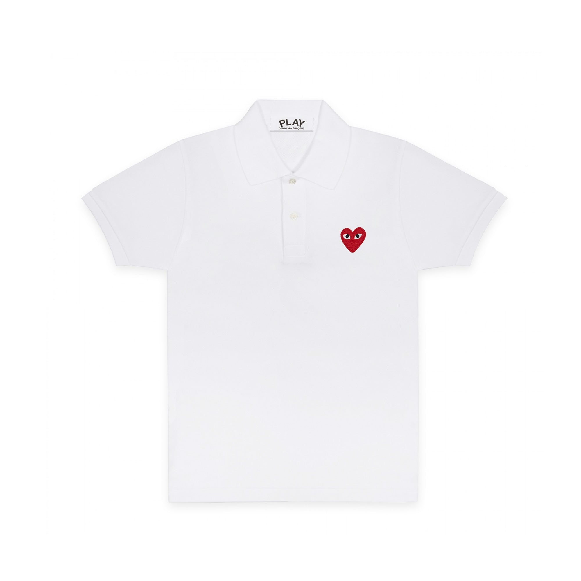 Comme des Garcons PLAY Mens Big Heart Polo