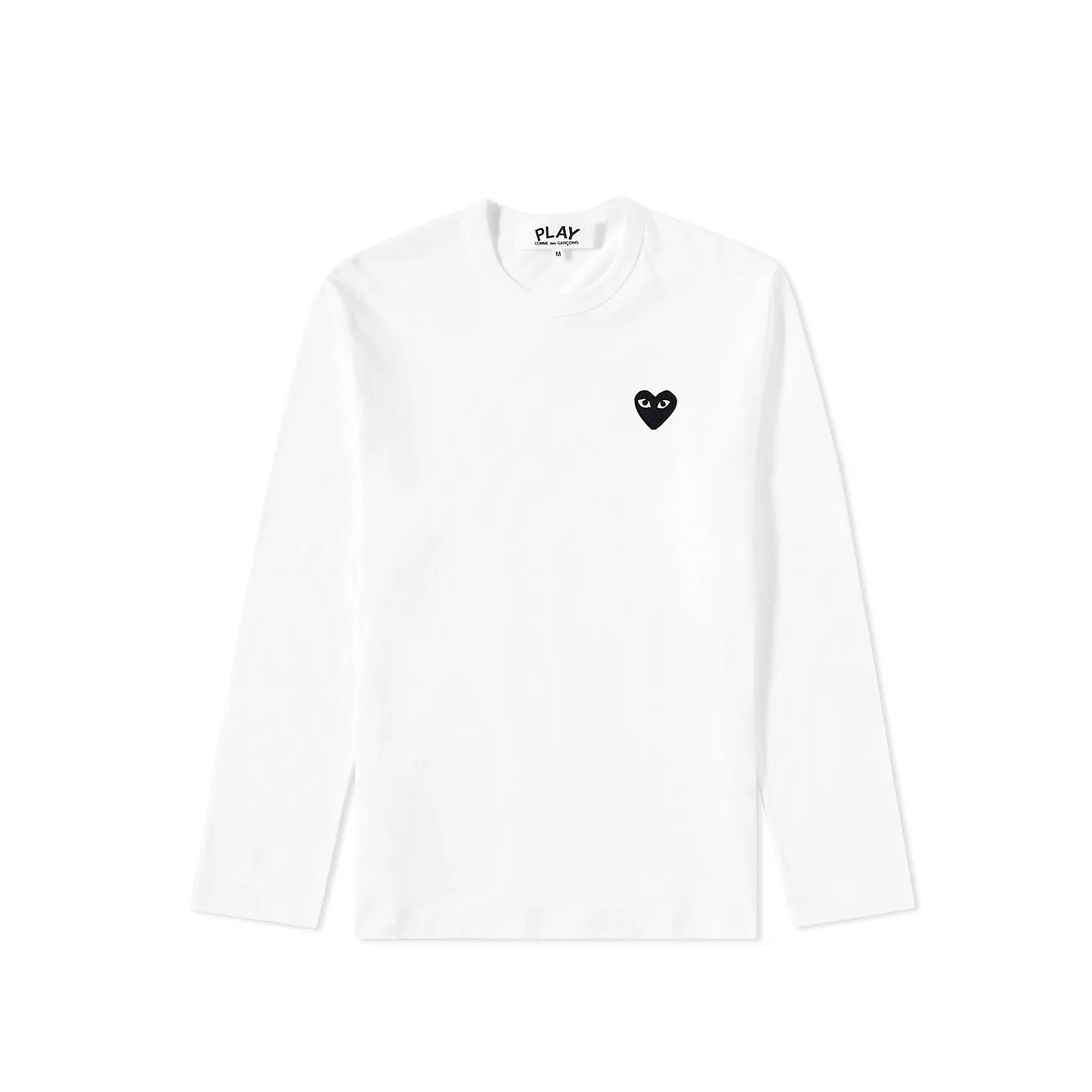 Comme des Garcons Play Mens Black Heart LS Tee