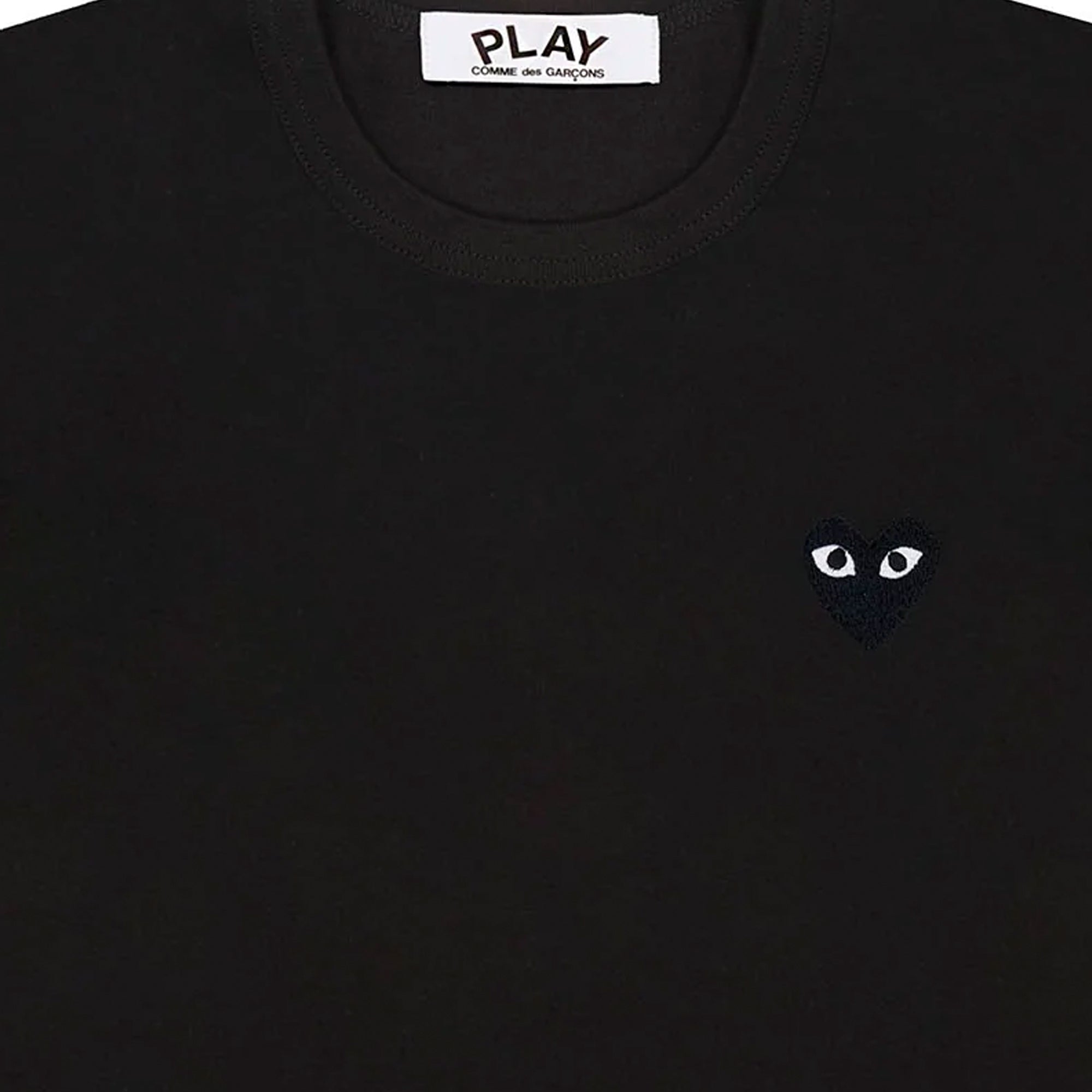 Comme des Garcons Play Mens Black Heart LS Tee