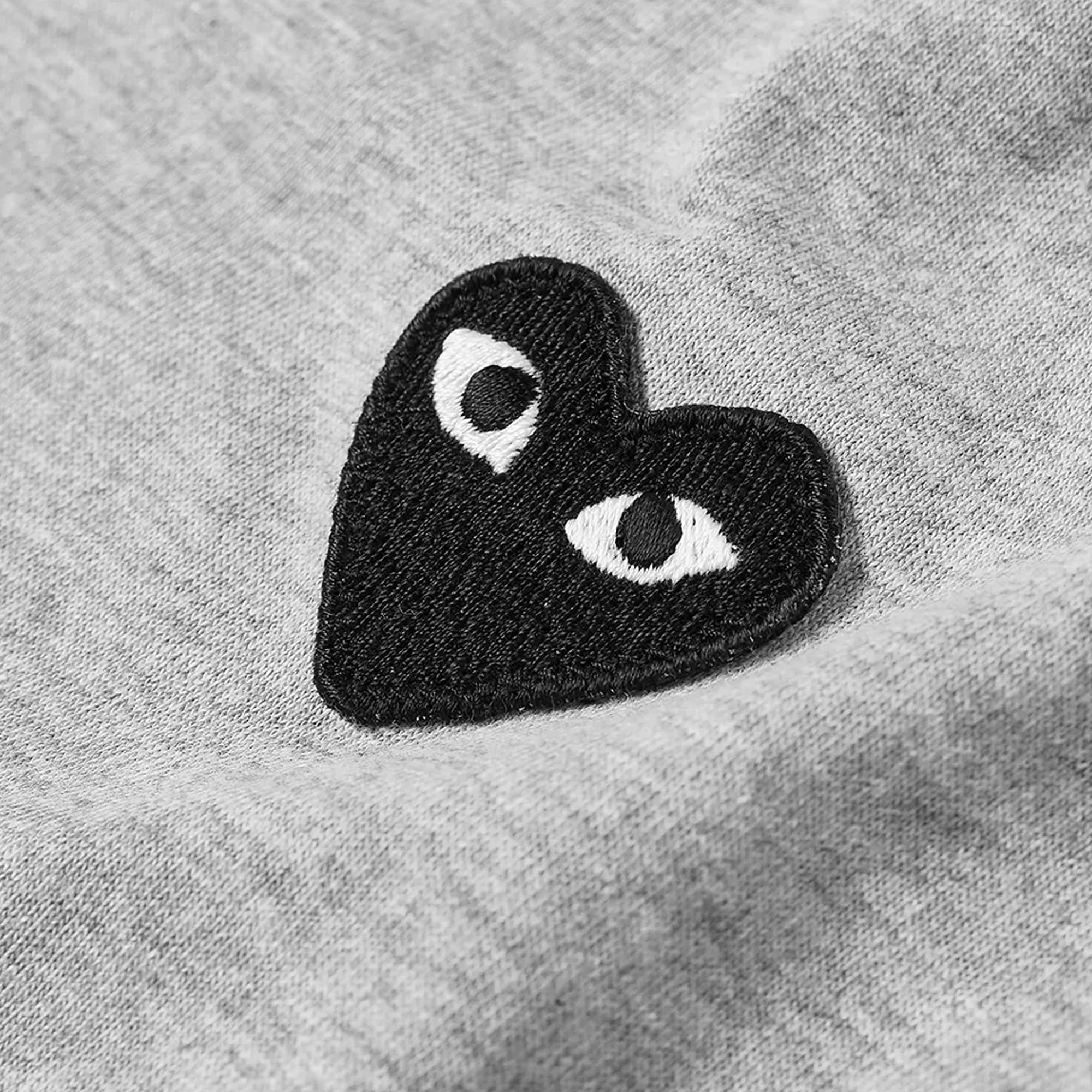 Comme des Garcons Play Mens Black Heart LS Tee