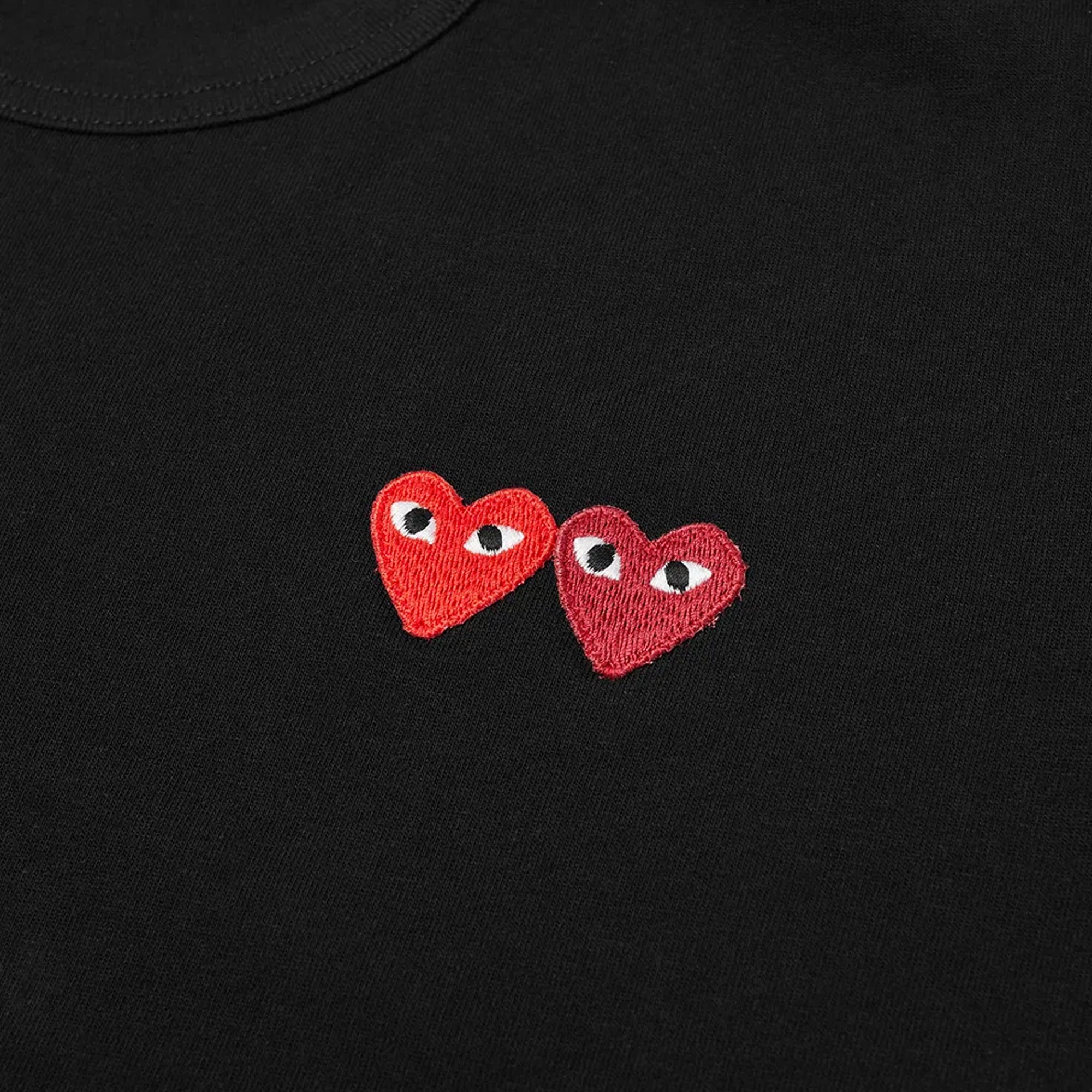 Commes des Garcon Play Mens Double Heart SS Tee