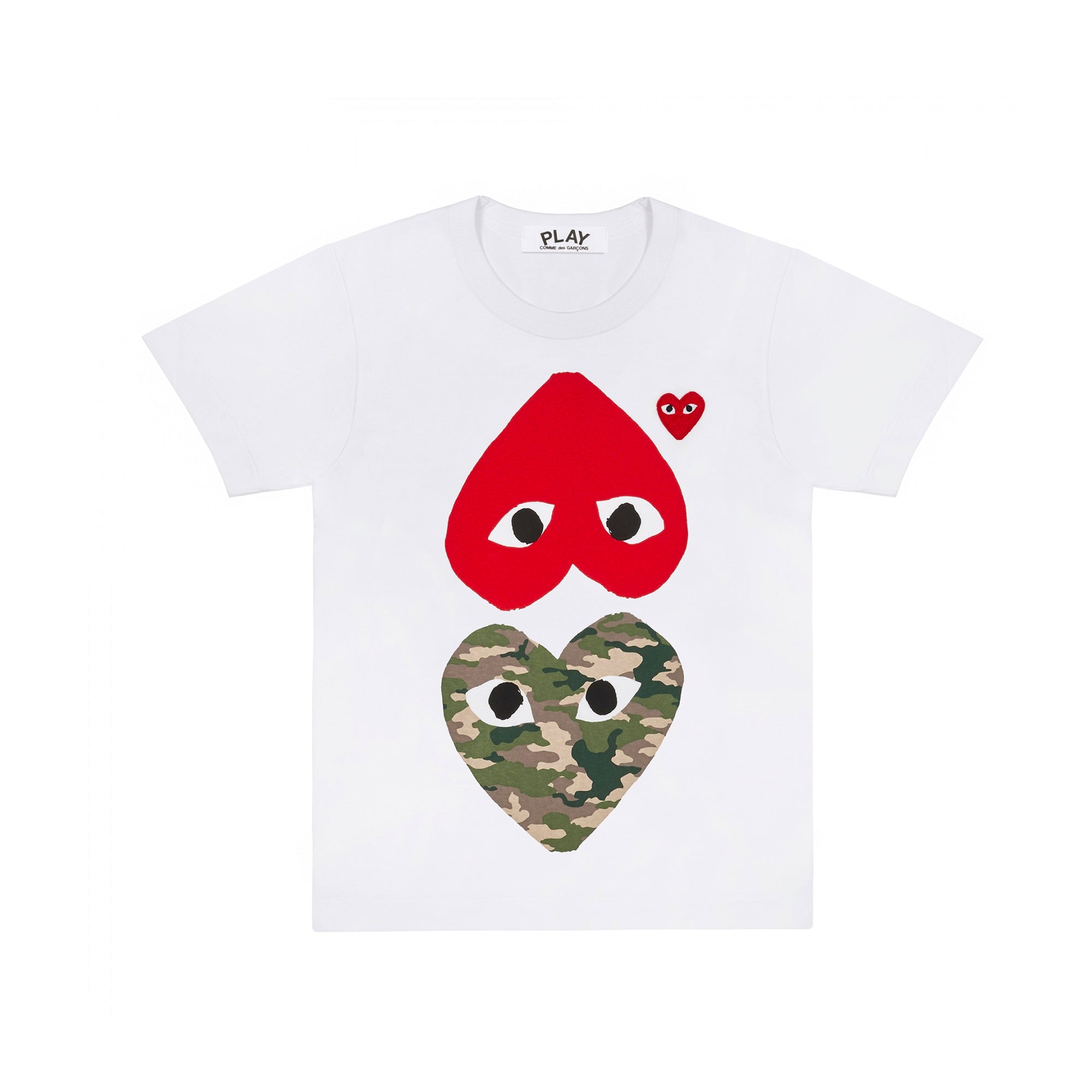 Comme des Garcons PLAY Mens Upside Down Tee