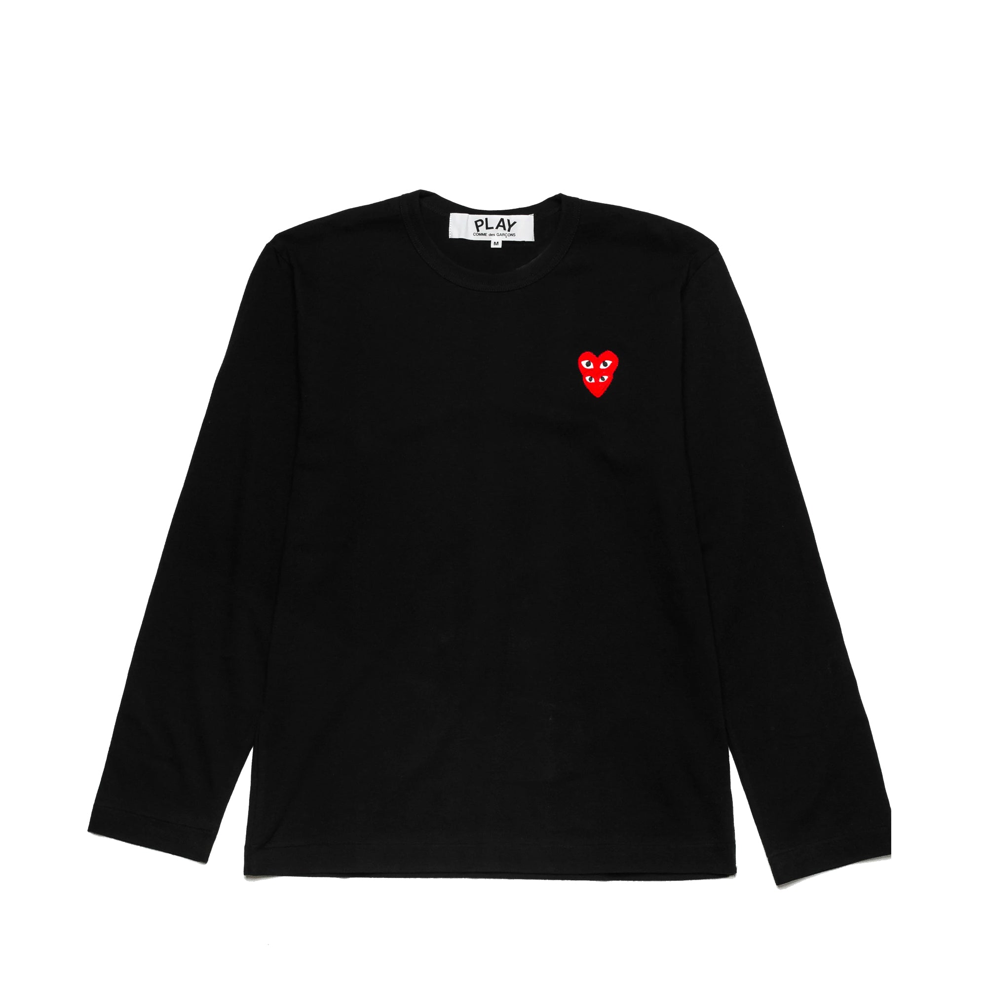 Comme des Garcons Mens Double Heart Longsleeve Shirt