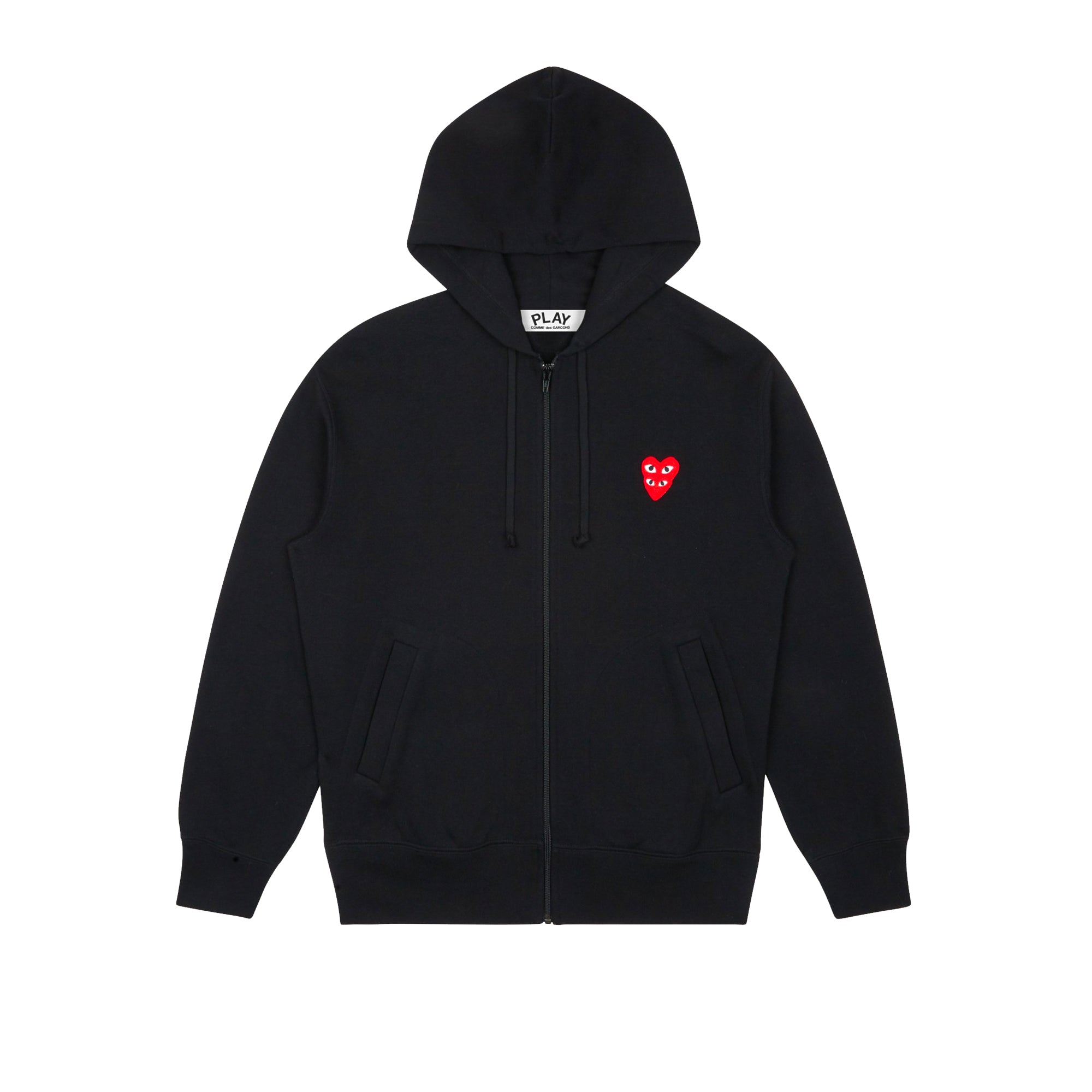 Comme des Garcons Mens Double Heart Hoodie