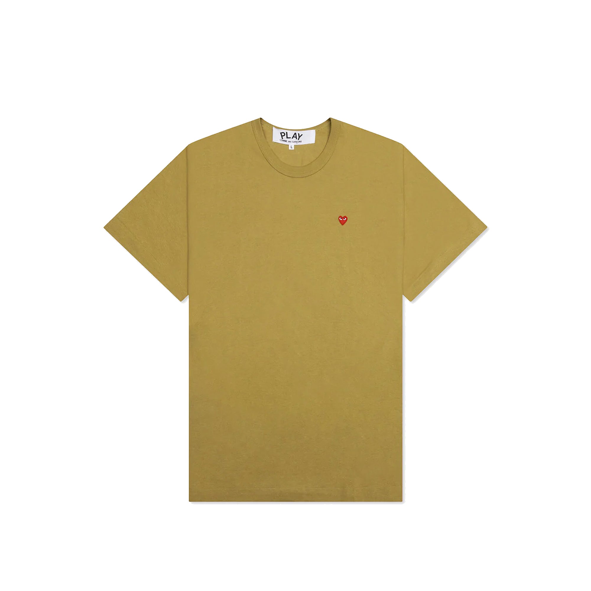 Comme des Garcons Play Mens Small Red Heart SS Tee