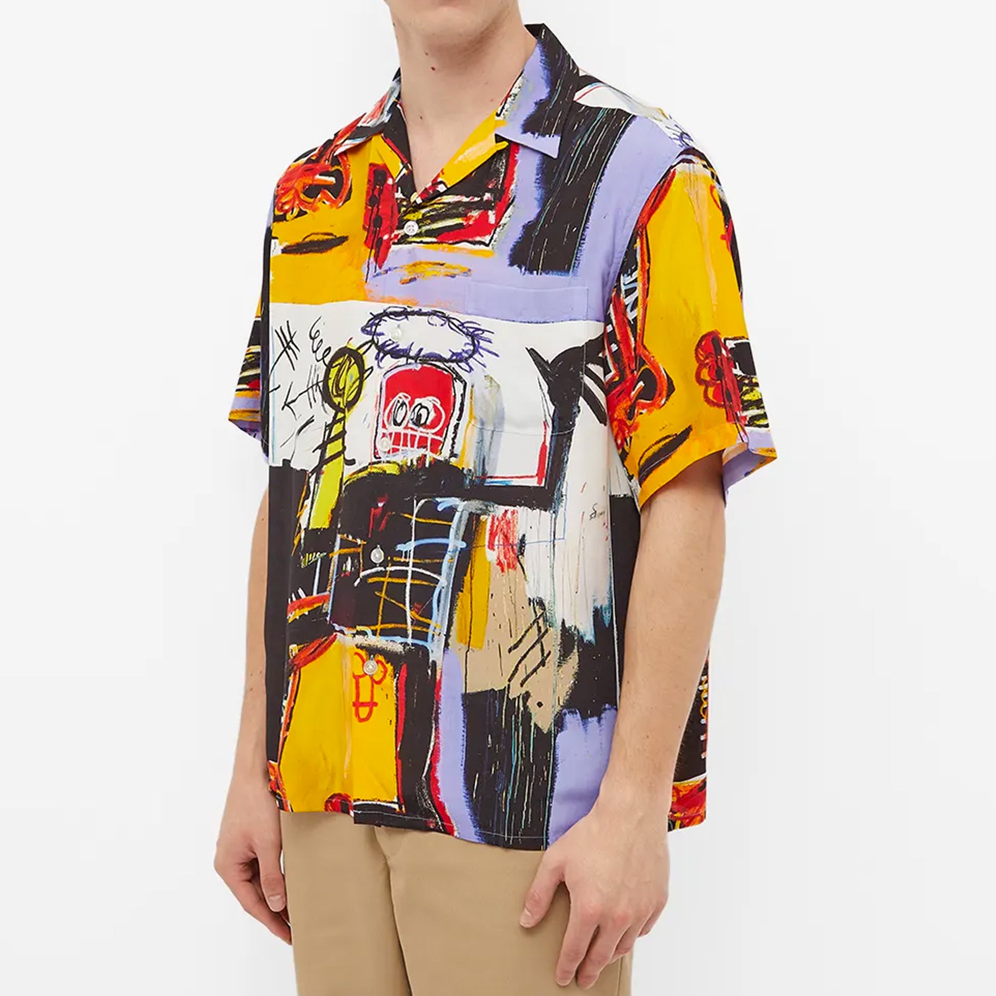 Wacko Maria Mens Jean-Michel Basquiat SS Hawaiian Shirt