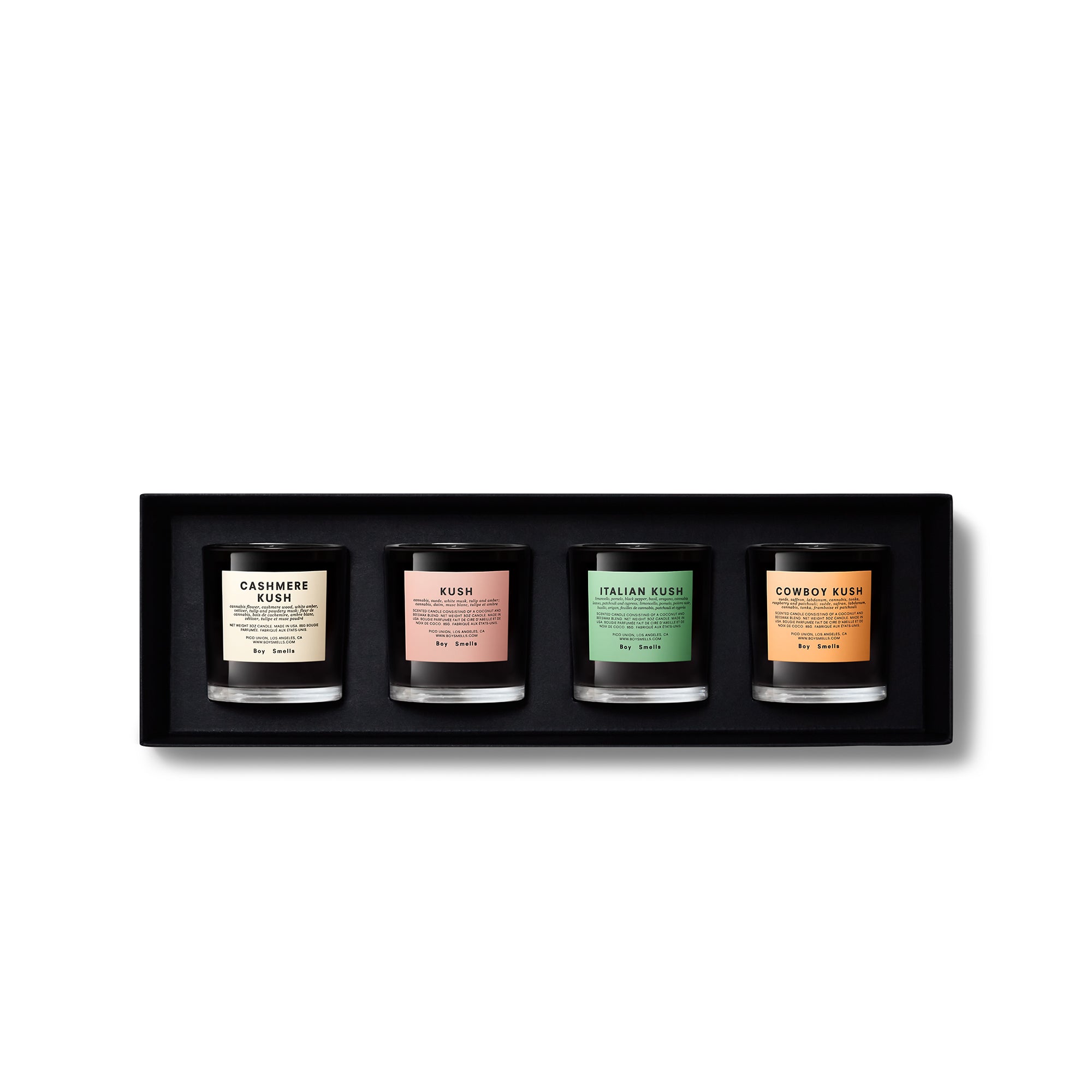 Boy Smells Best Buds Quartet Set 3 Oz Candles