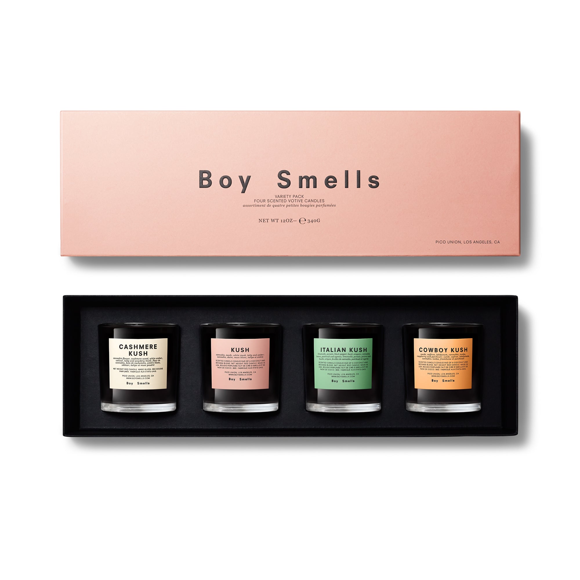 Boy Smells Best Buds Quartet Set 3 Oz Candles