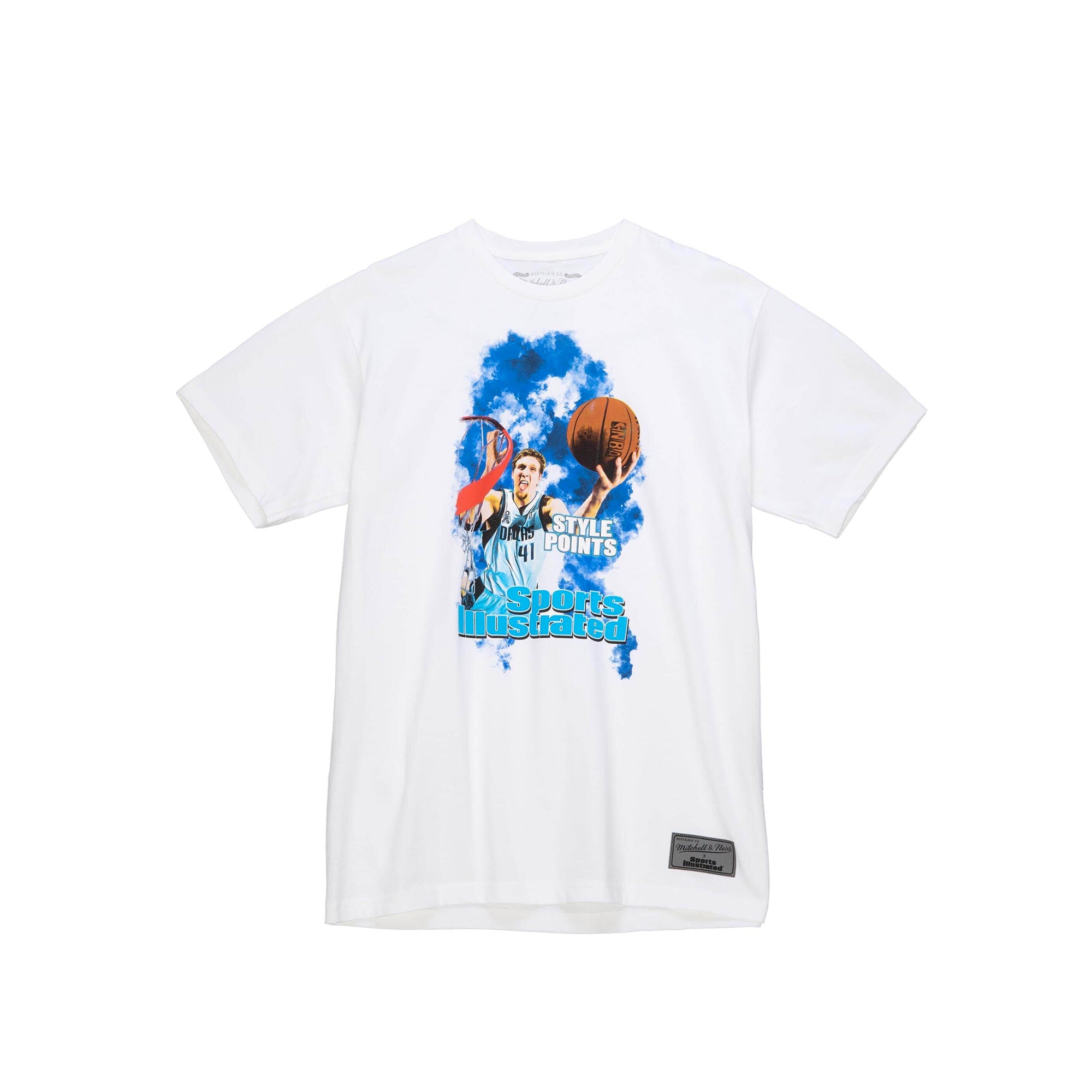 Mitchell & Ness Dallas Mavericks Dirk Nowitzki SI Photo Tee 'White'