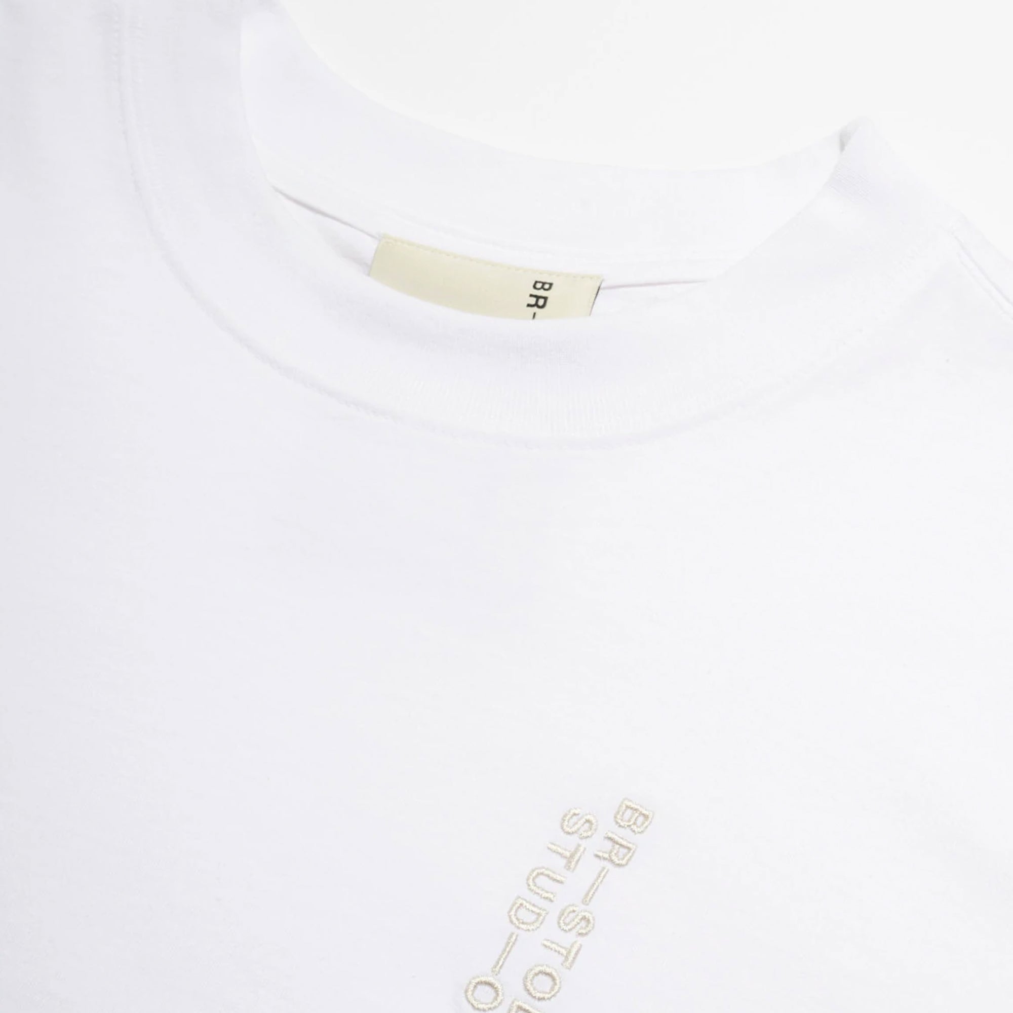 Bristol Studios Mens Signature Team Tee White/Cream