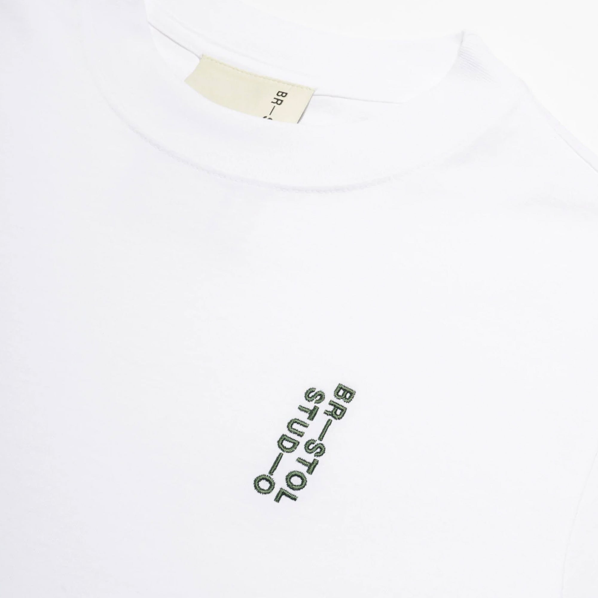Bristol Studios Mens Signature Team Tee White/Green