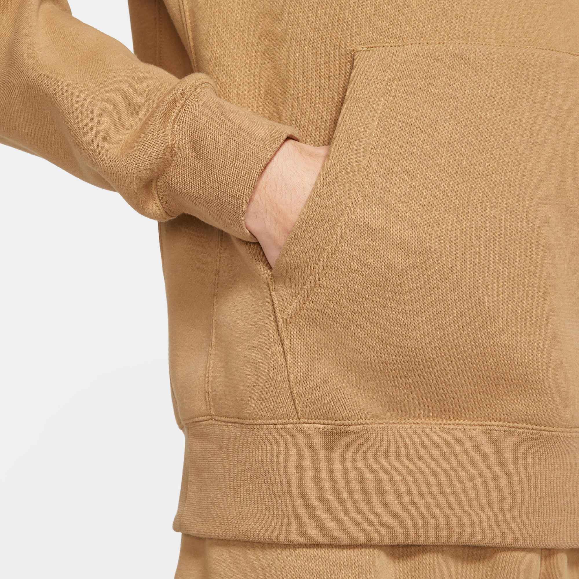 Nike Mens Sportswear Club Fleece Hoodie 'DK Driftwood'