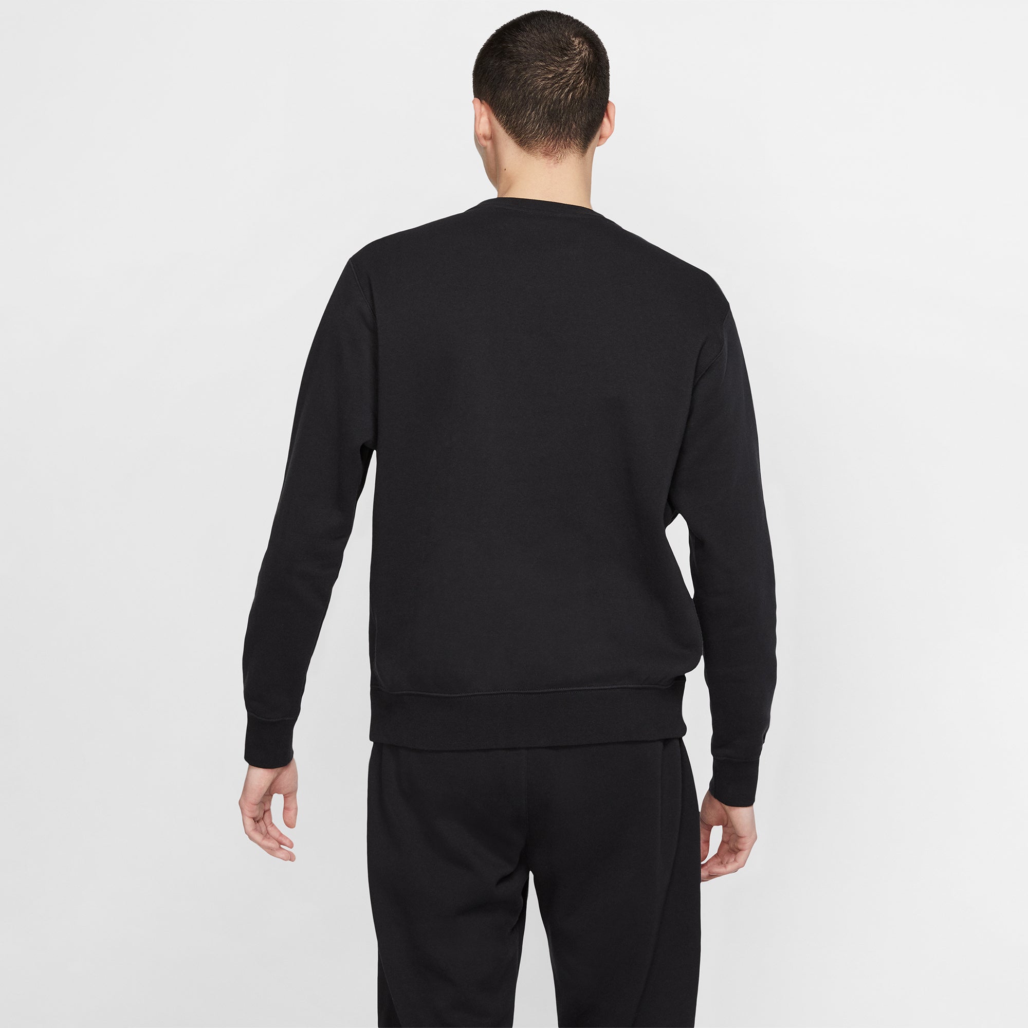 Nike Mens Sportswear Club Fleece Crew Black