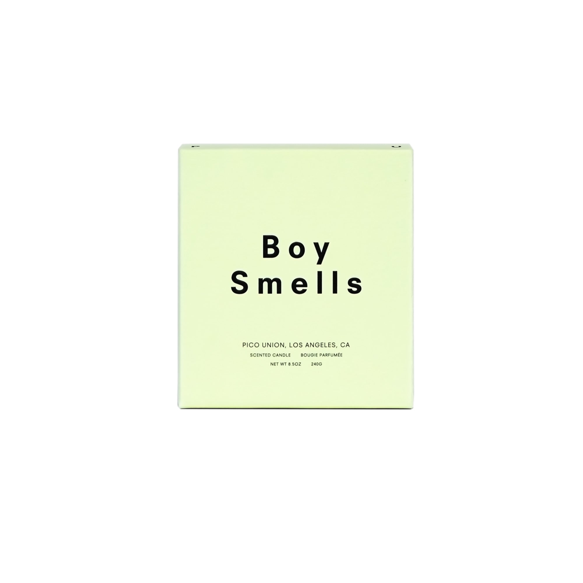 Boy Smells Ambrosia Candle