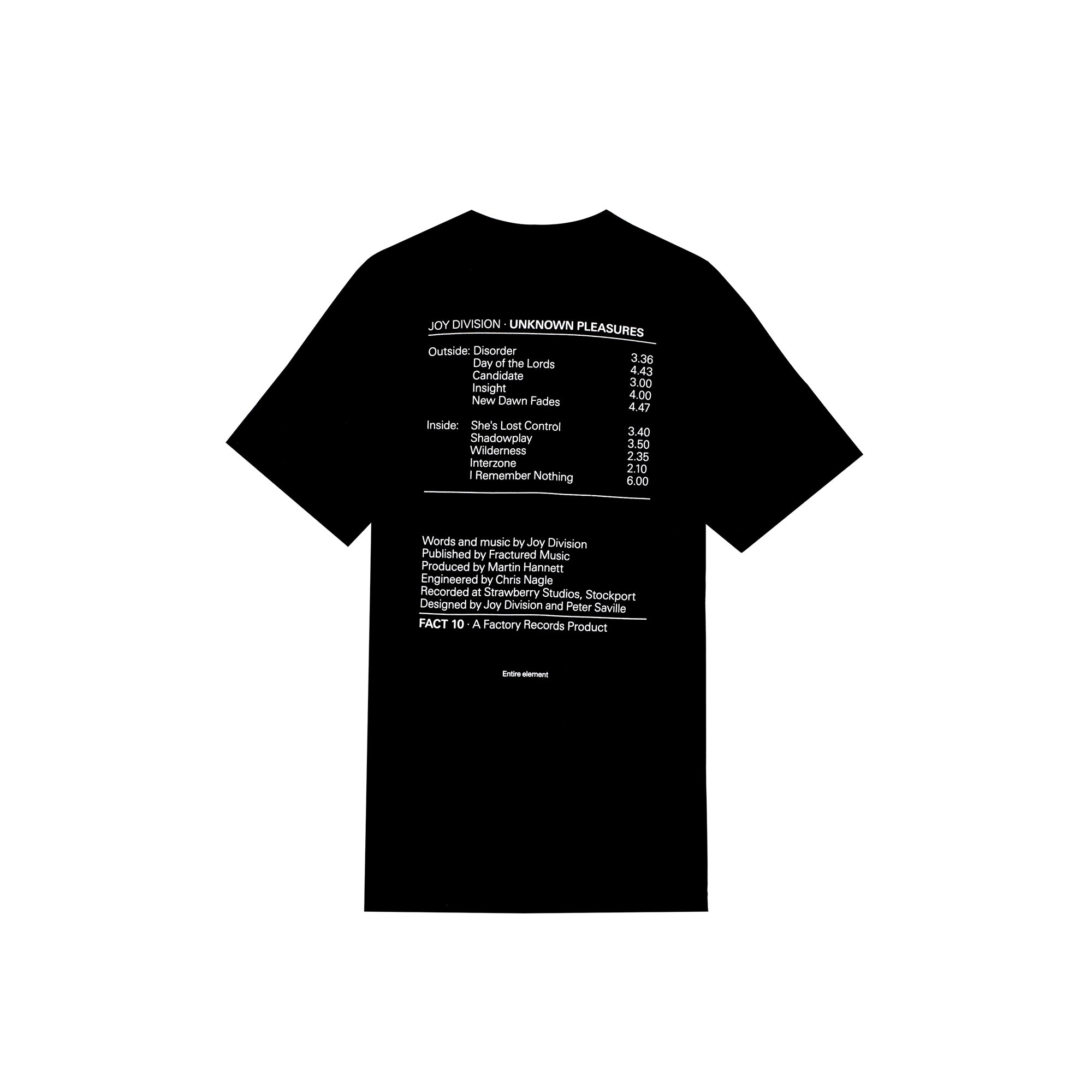 Pleasures x Joy Division Mens Band Tee