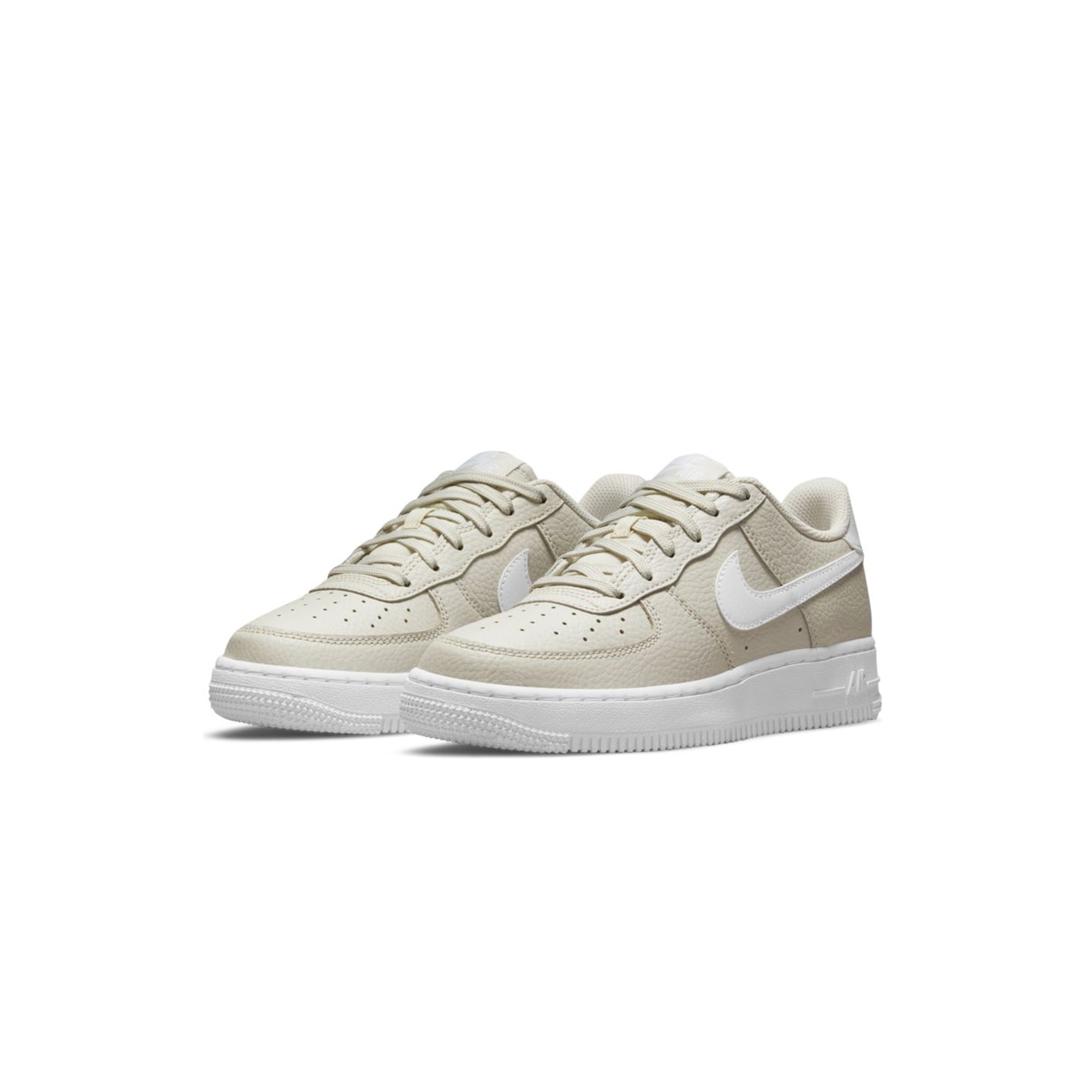 Nike Grade School Ari Force 1 Shoes 'Light Bone'
