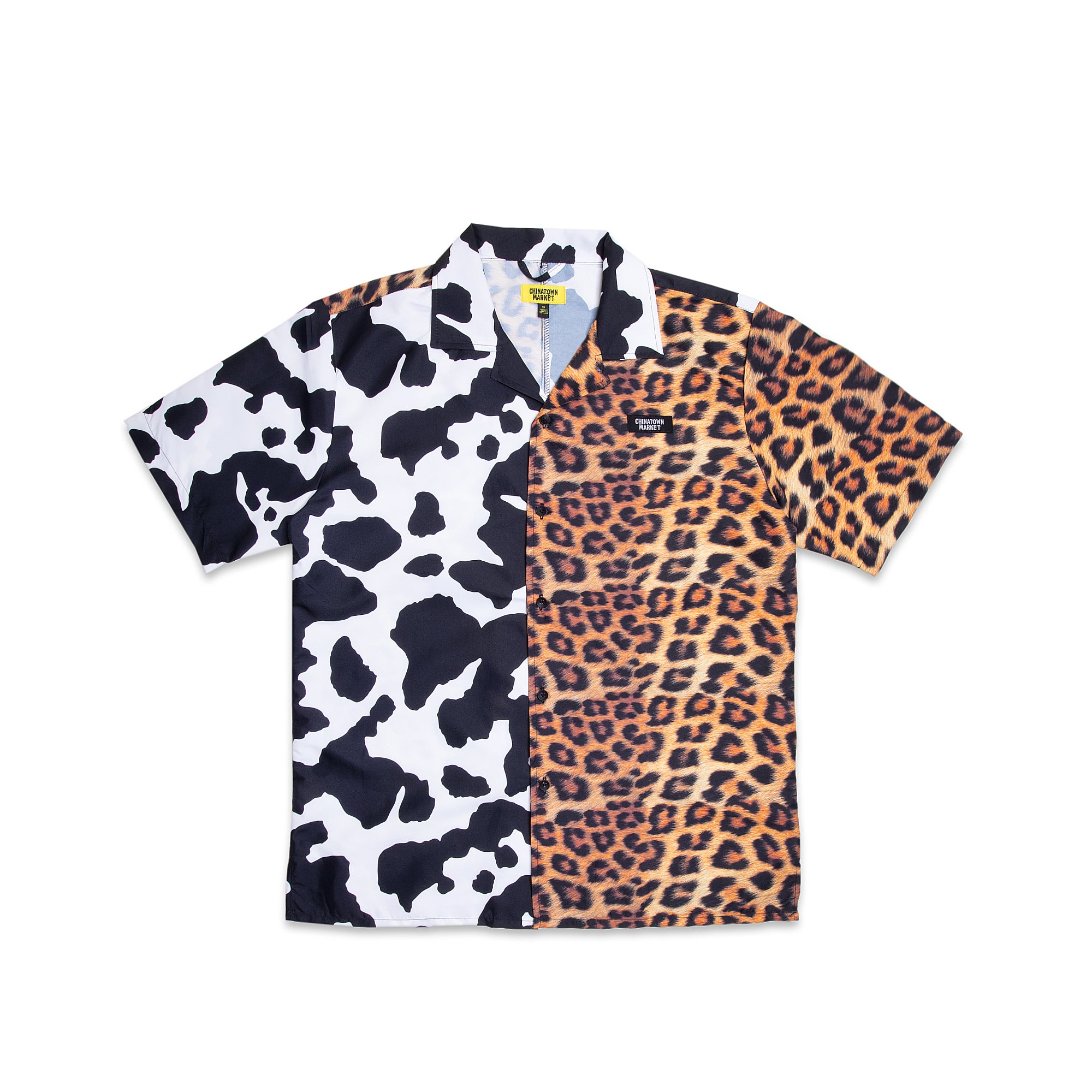 Chinatown Market Mens AOP Animal Woven Shirt