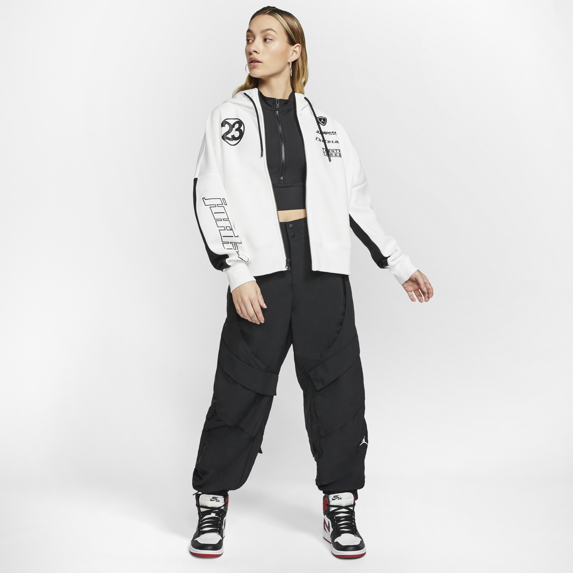 Air Jordan Womens Lightweight Fleece Top