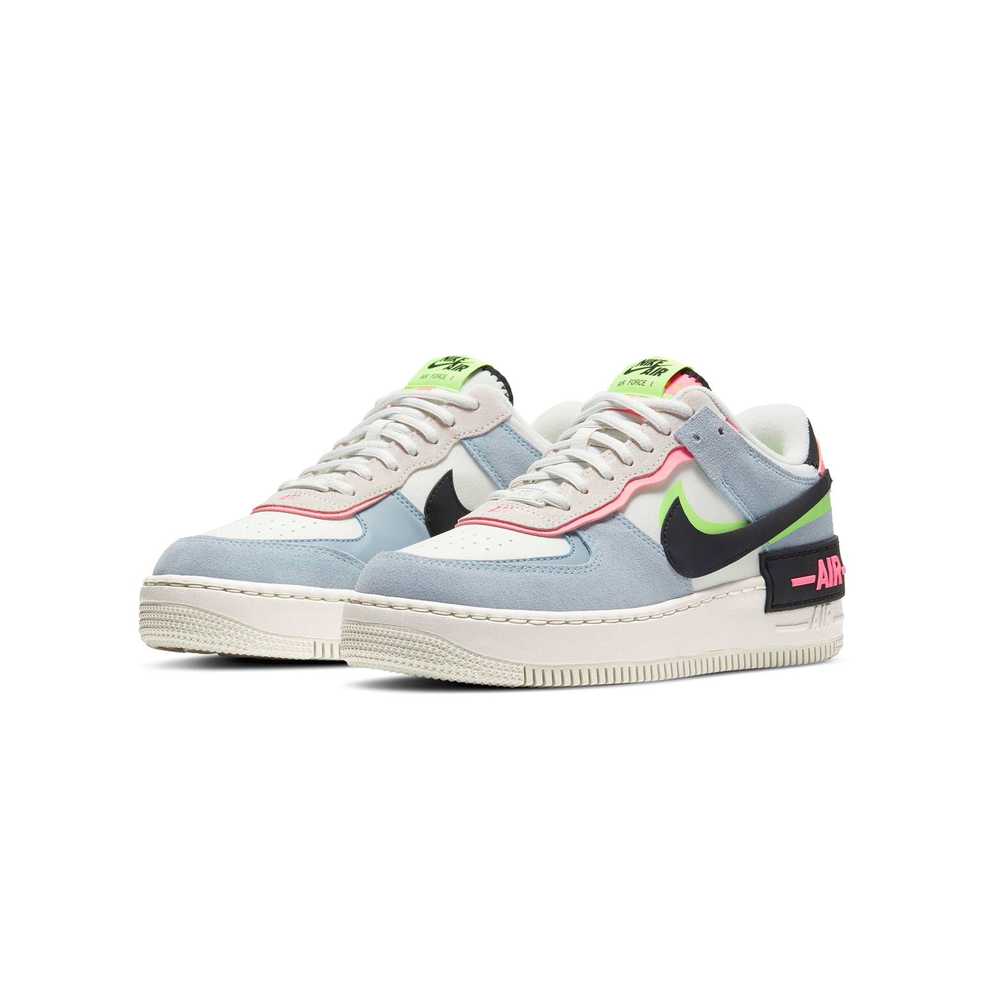 Nike Womens Air Force 1 Shadow 'Sunset Pulse' Shoes