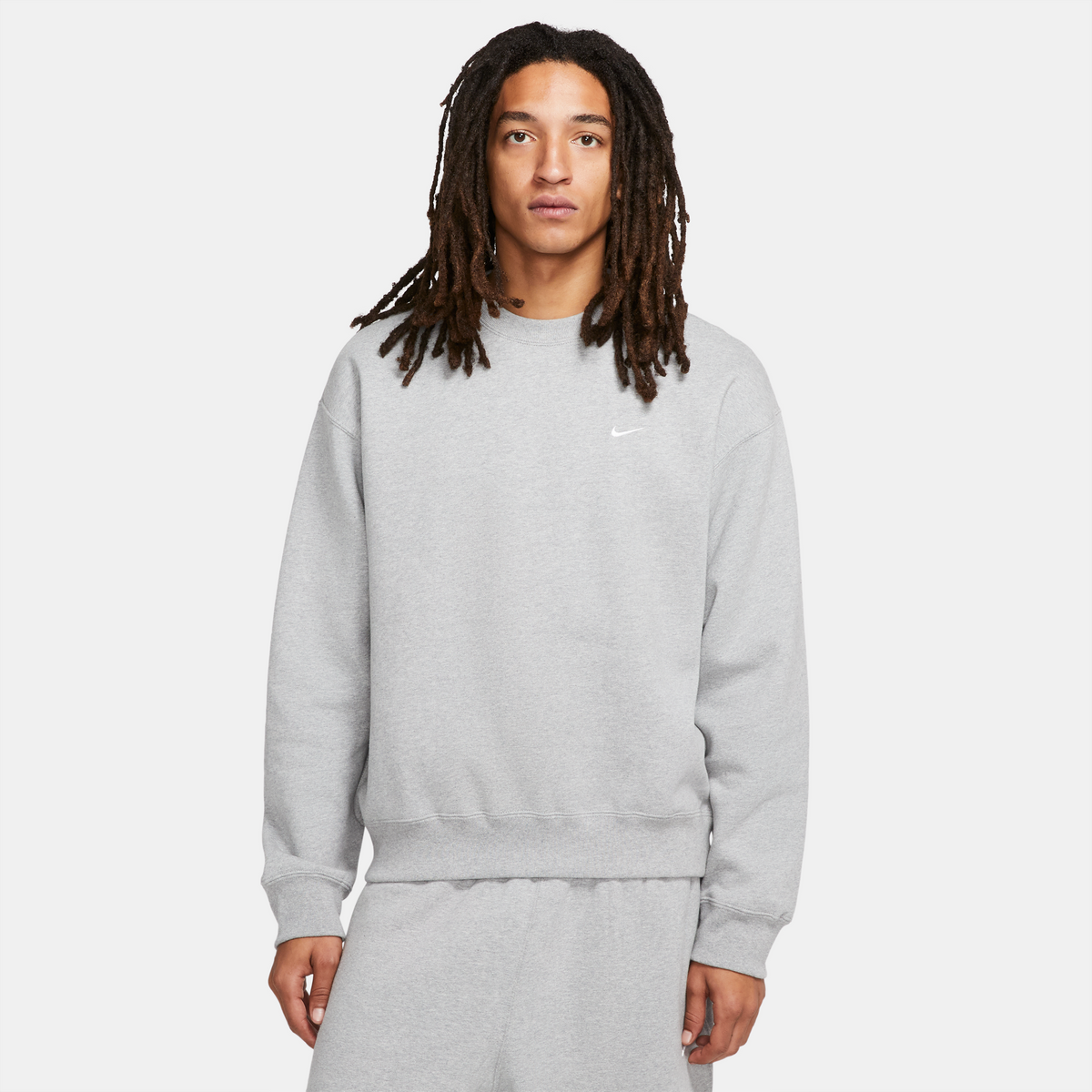 Nike Mens Solo Swoosh Fleece Crew