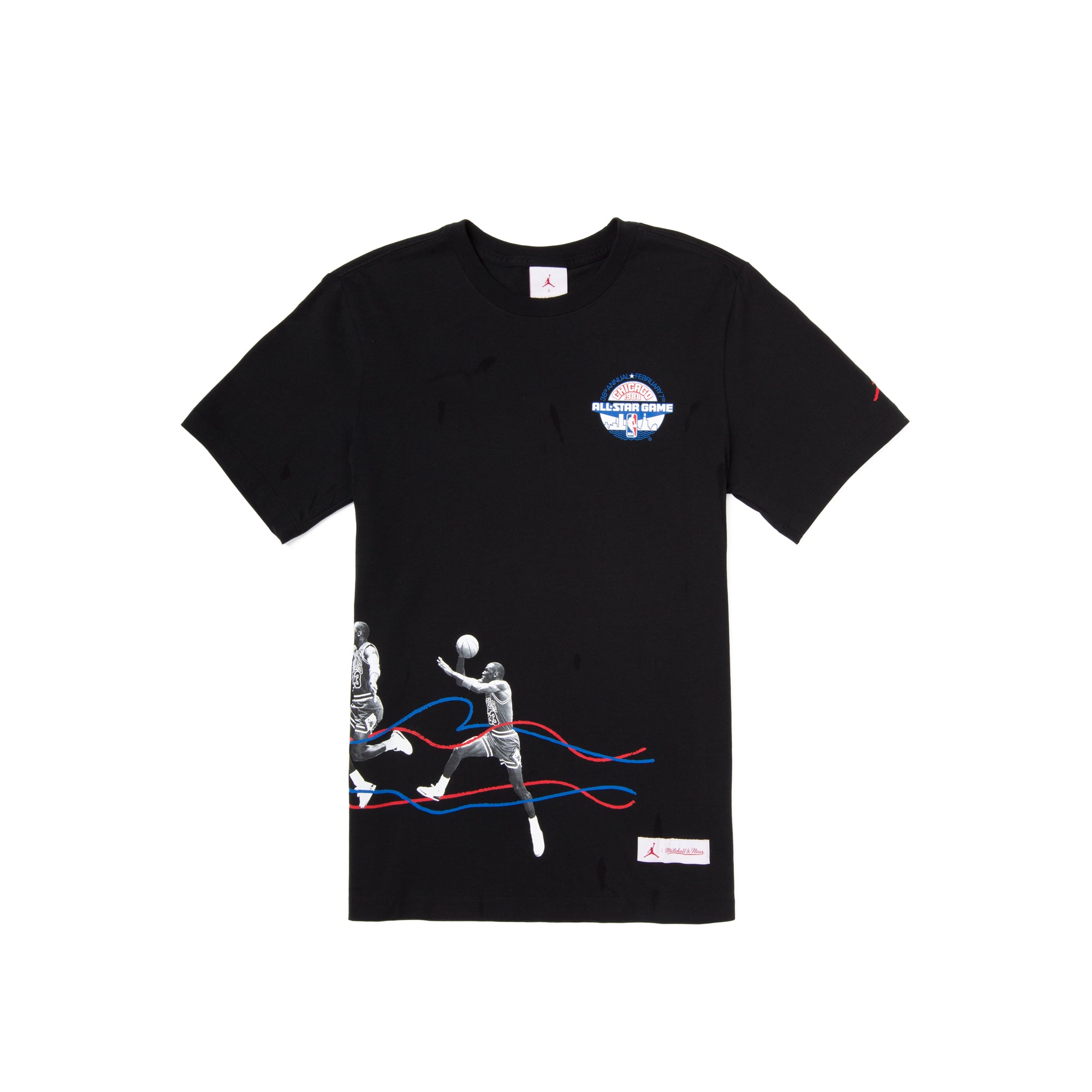Mitchell & Ness x Jordan Brand Mens Steps Tee