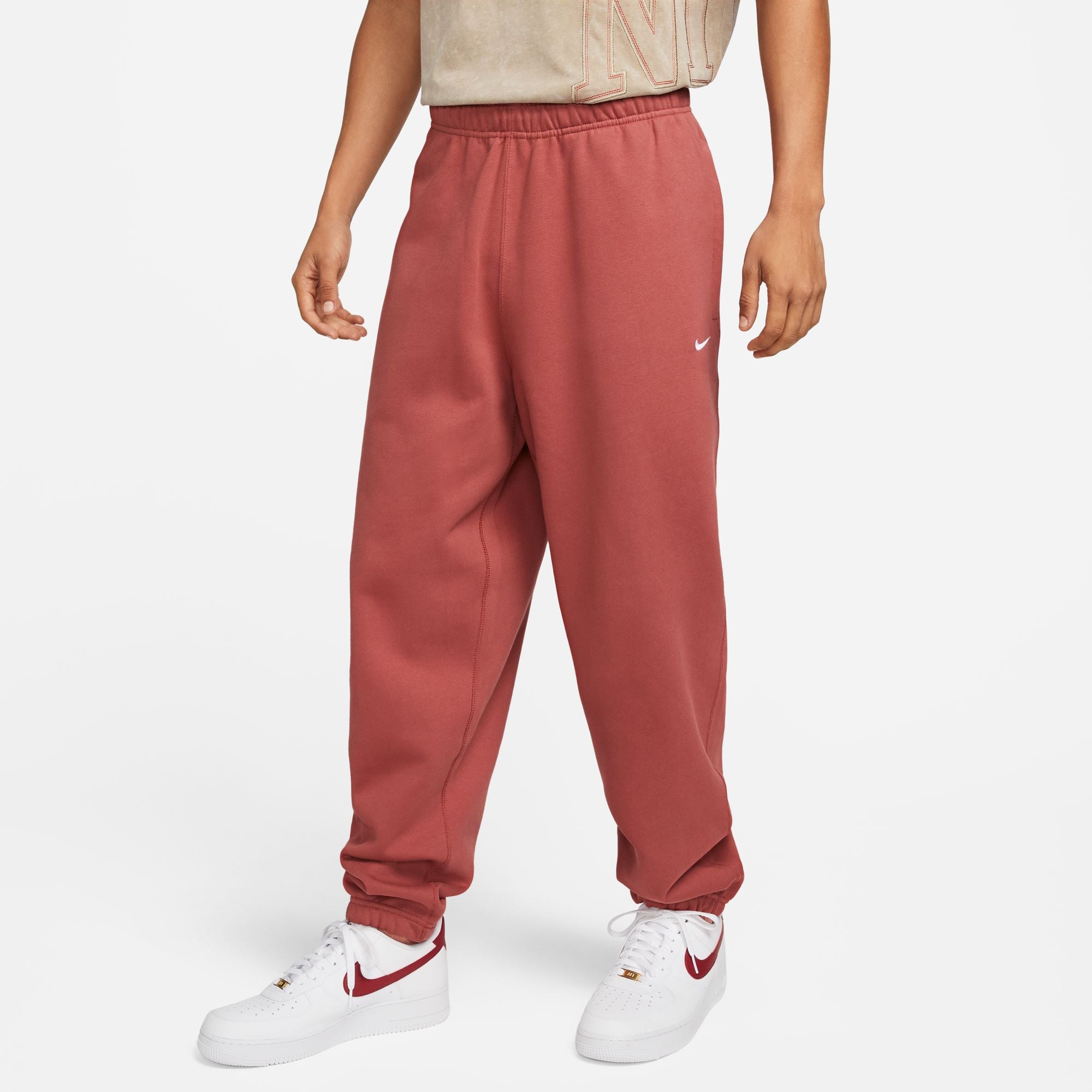 Nike Mens Solo Swoosh Fleece Pants