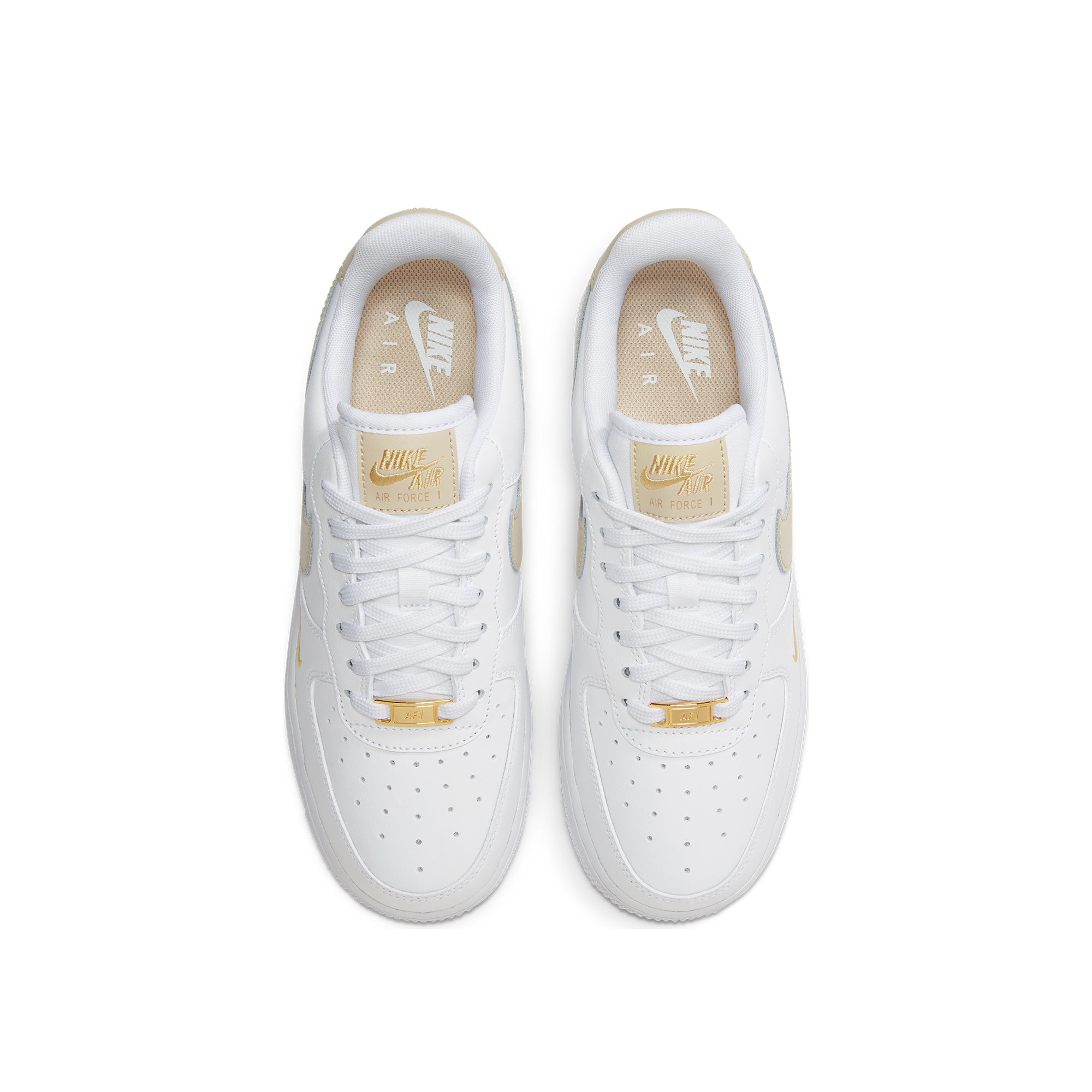 Nike Womens Air Force 1 '07 Essential Shoes 'White/Rattan'