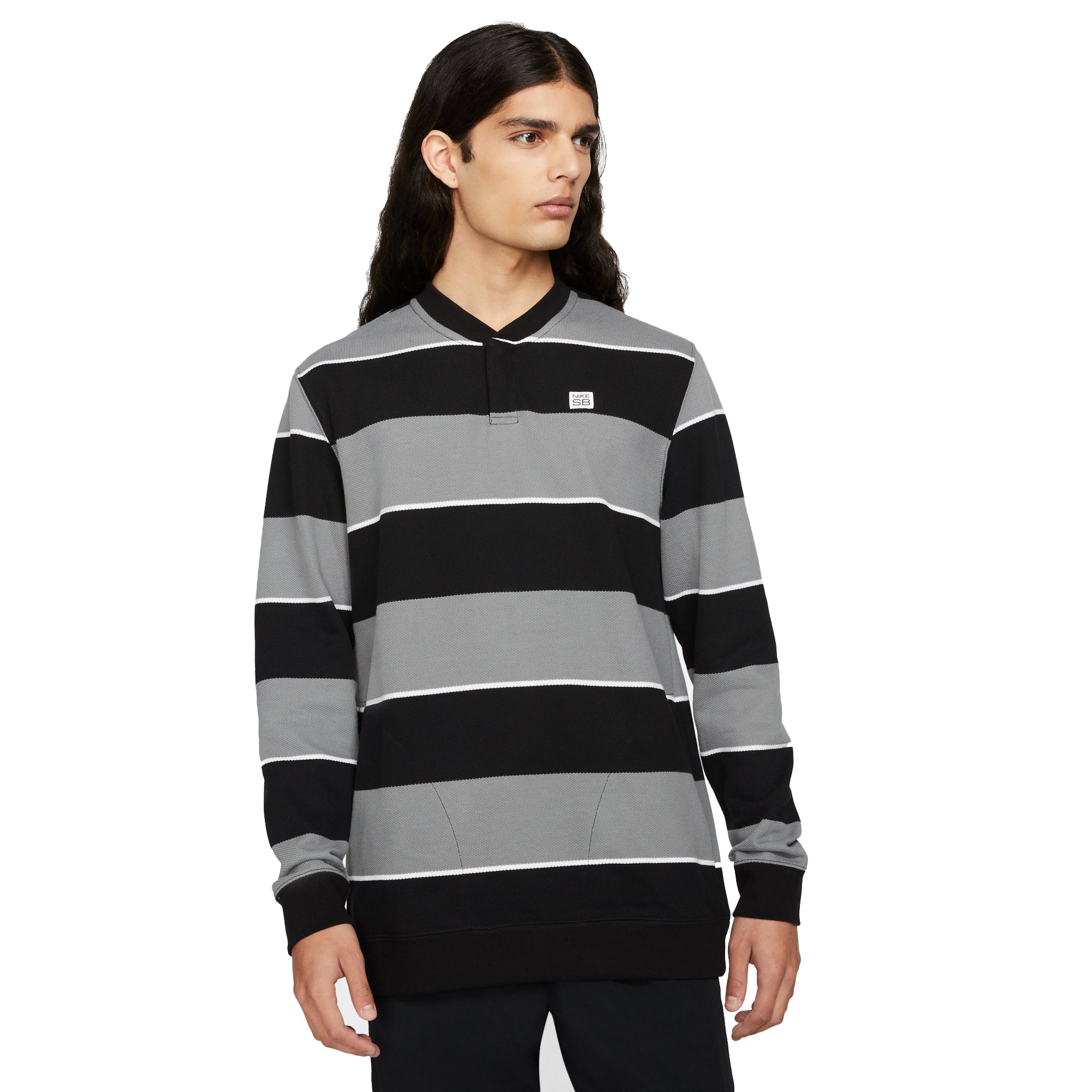 Nike SB Mens Skate Crew Tee Black/Smoke
