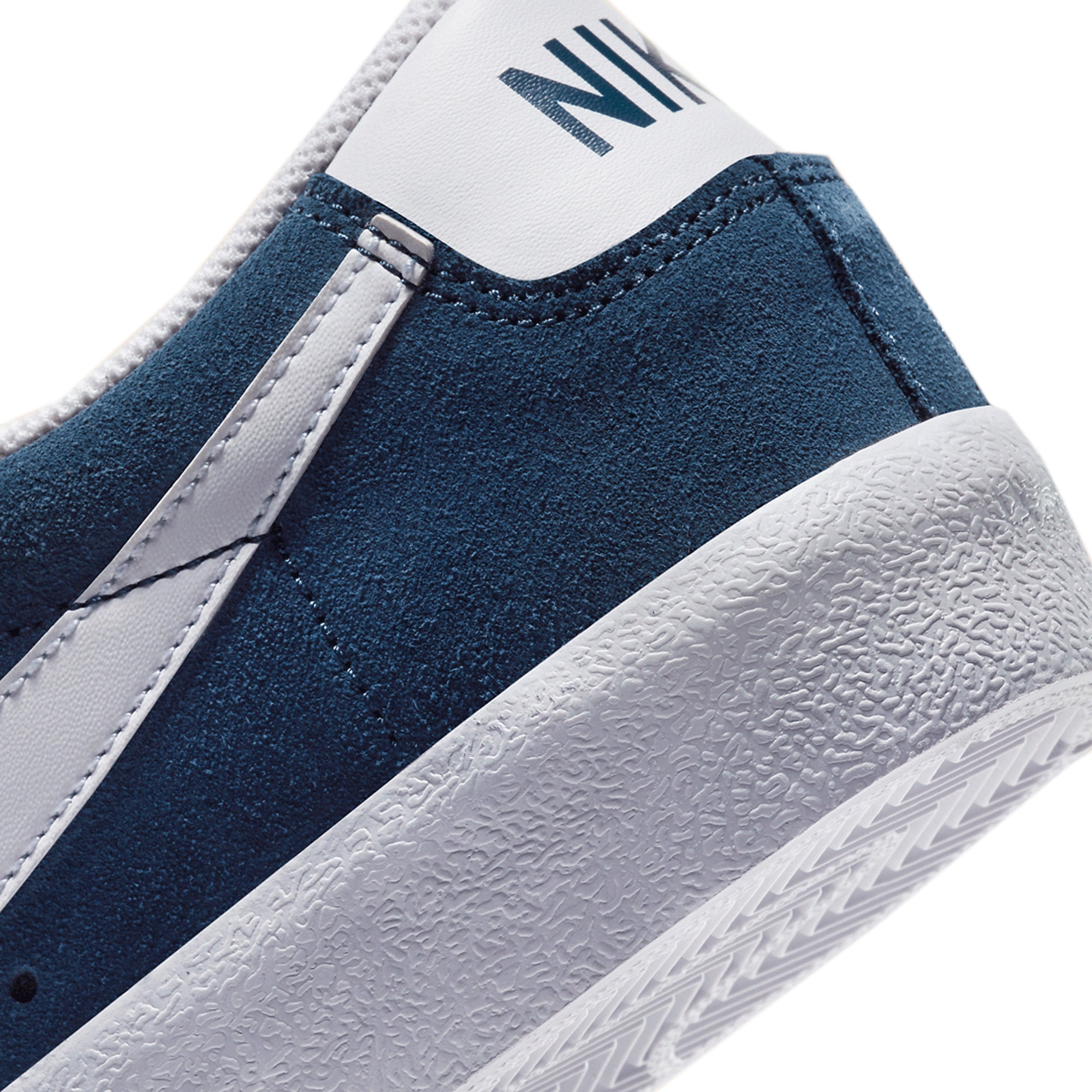 Nike Mens Blazer Low '77 'Suede Midnight Navy' Shoes