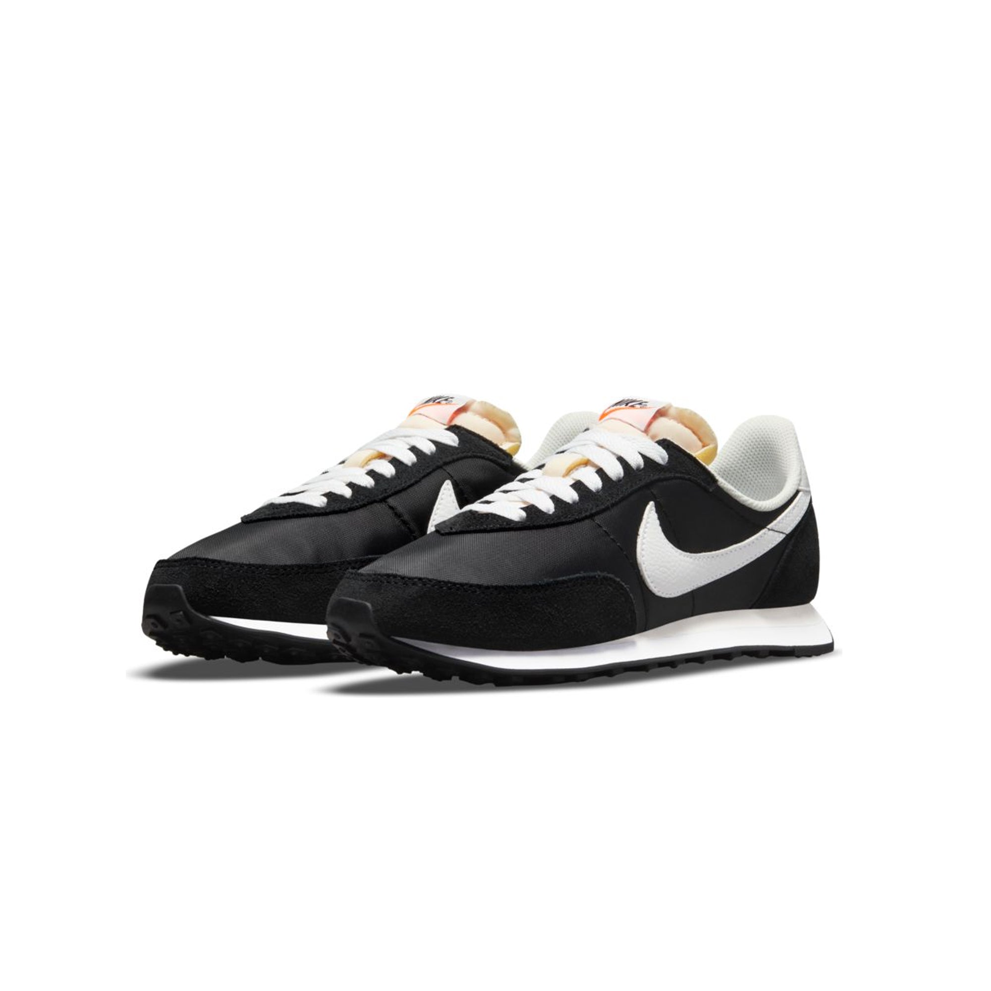 Nike Womens Waffle Trainer 2 Shoes 'Black/White/Sail'