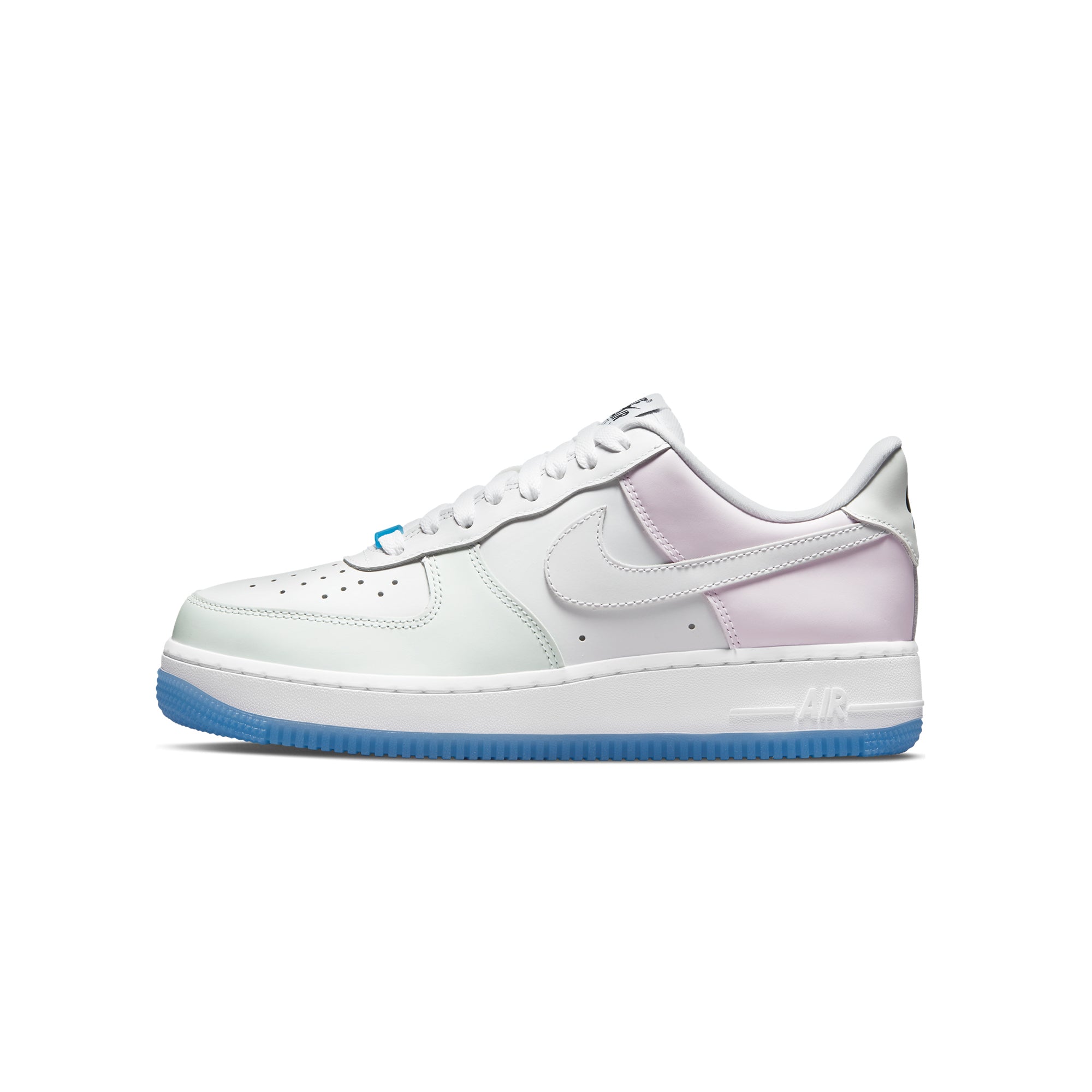 Nike Womens Air Force 1 '07 LX Shoes 'White/University blue'